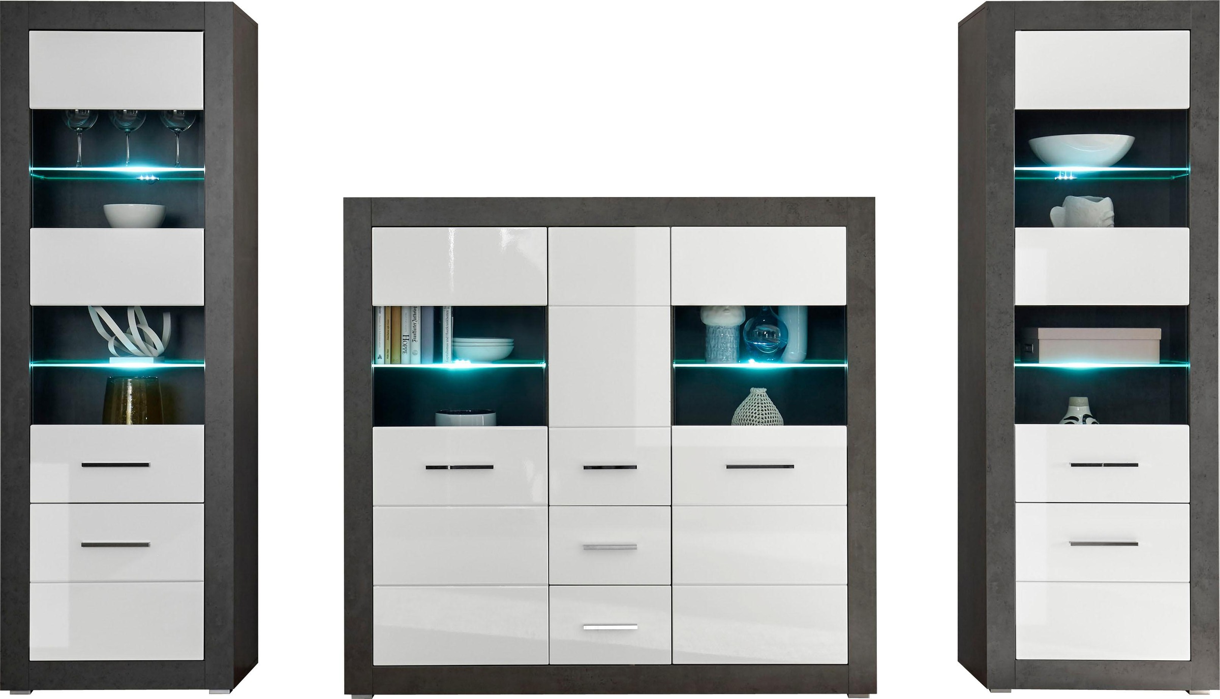 Home affaire Wohnwand »Etero« Set, 3 Stk. tlg.