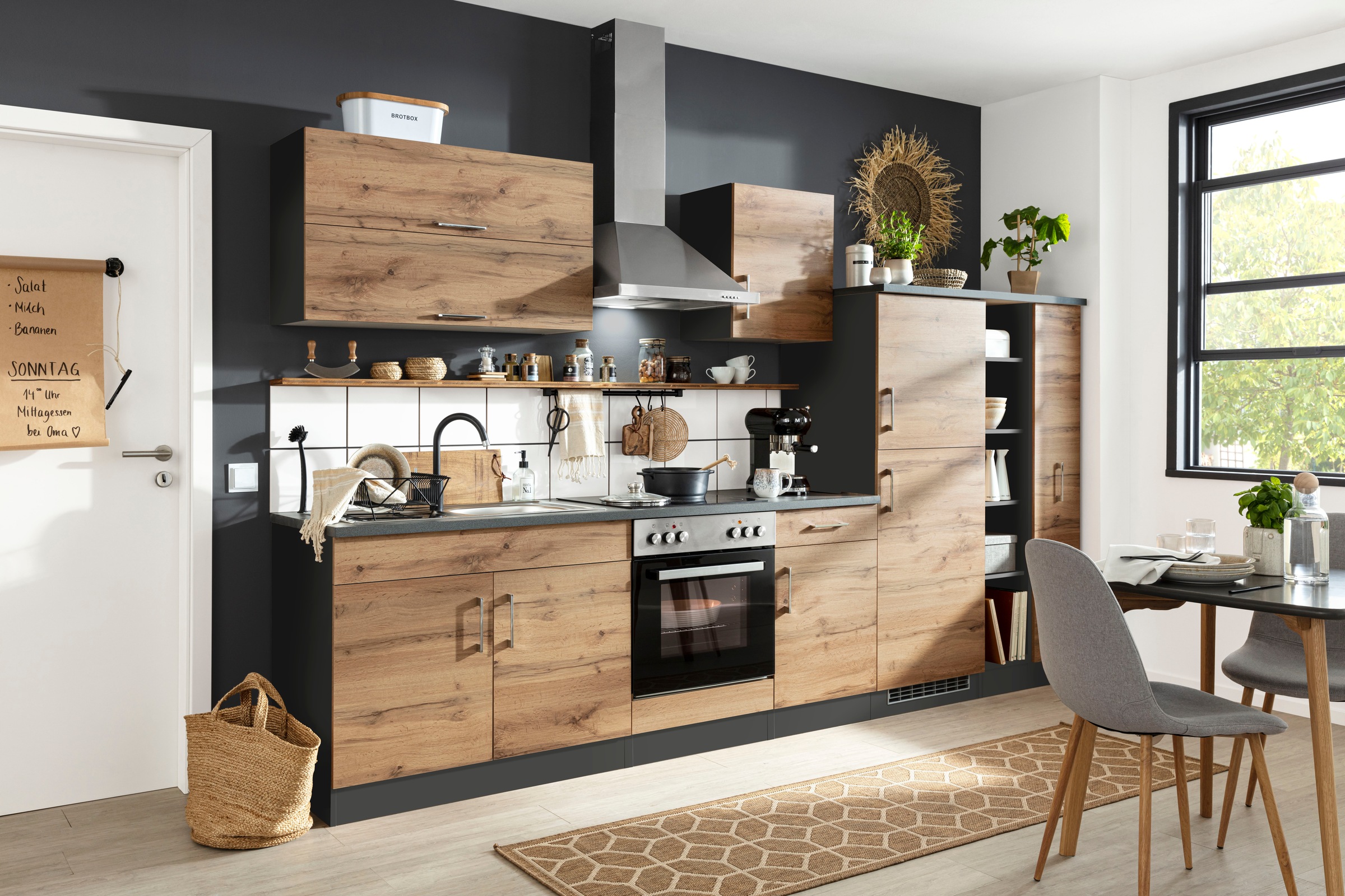 KOCHSTATION Kitchenette »KS-Colmar« sans appareils électriques, largeur 330 cm