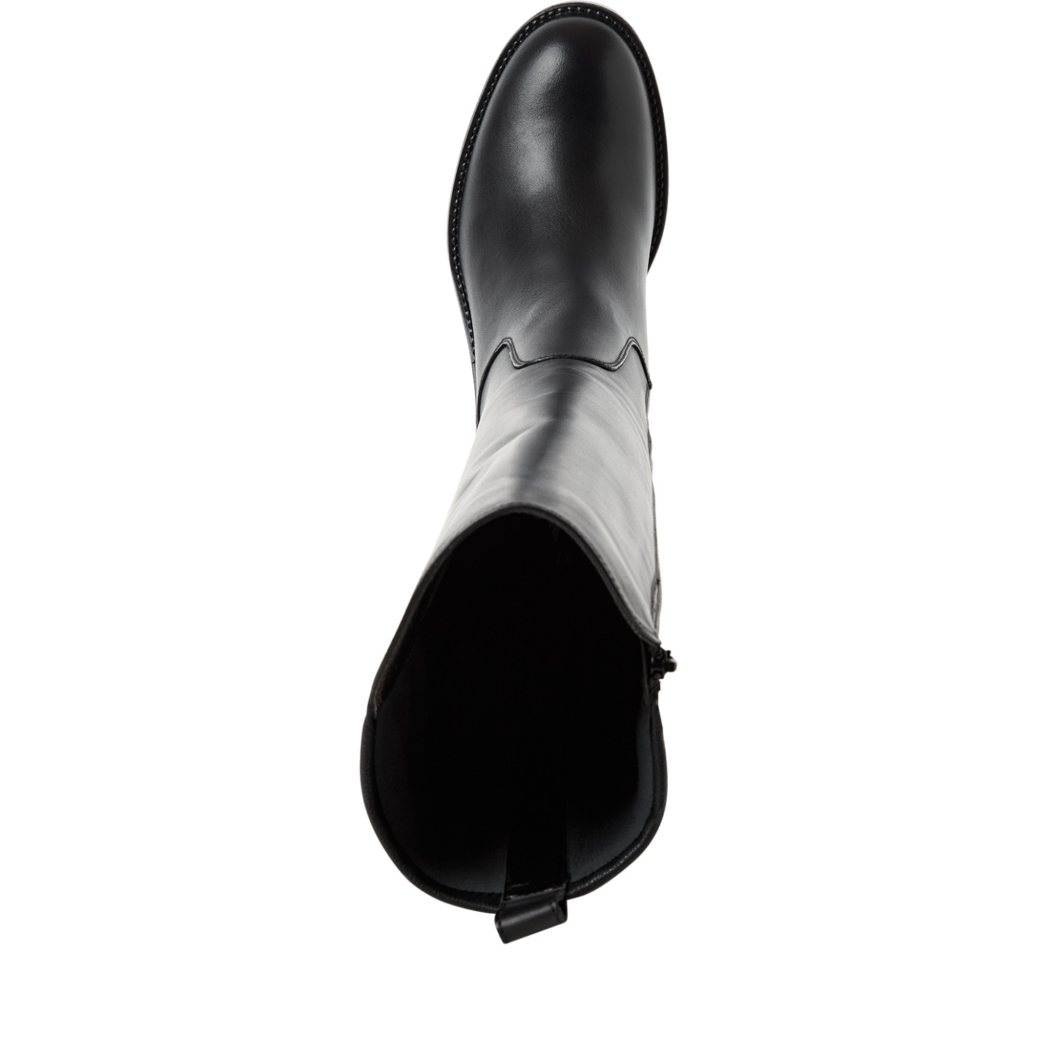 Tamaris Stiefel  Blockabsatz, Langschaftstiefel mit T-Logoprägung