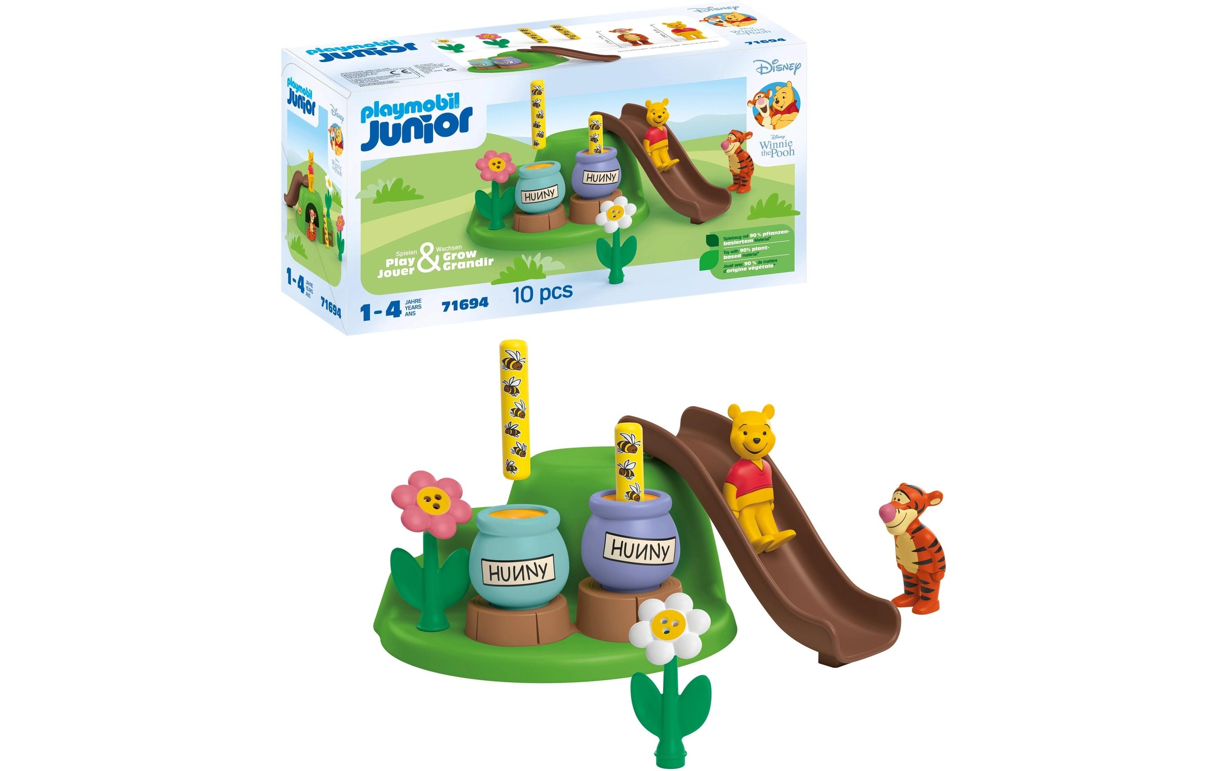 Playmobil® Spielbausteine »Junior Disney: Bienengarten 71694«, (10 St.)