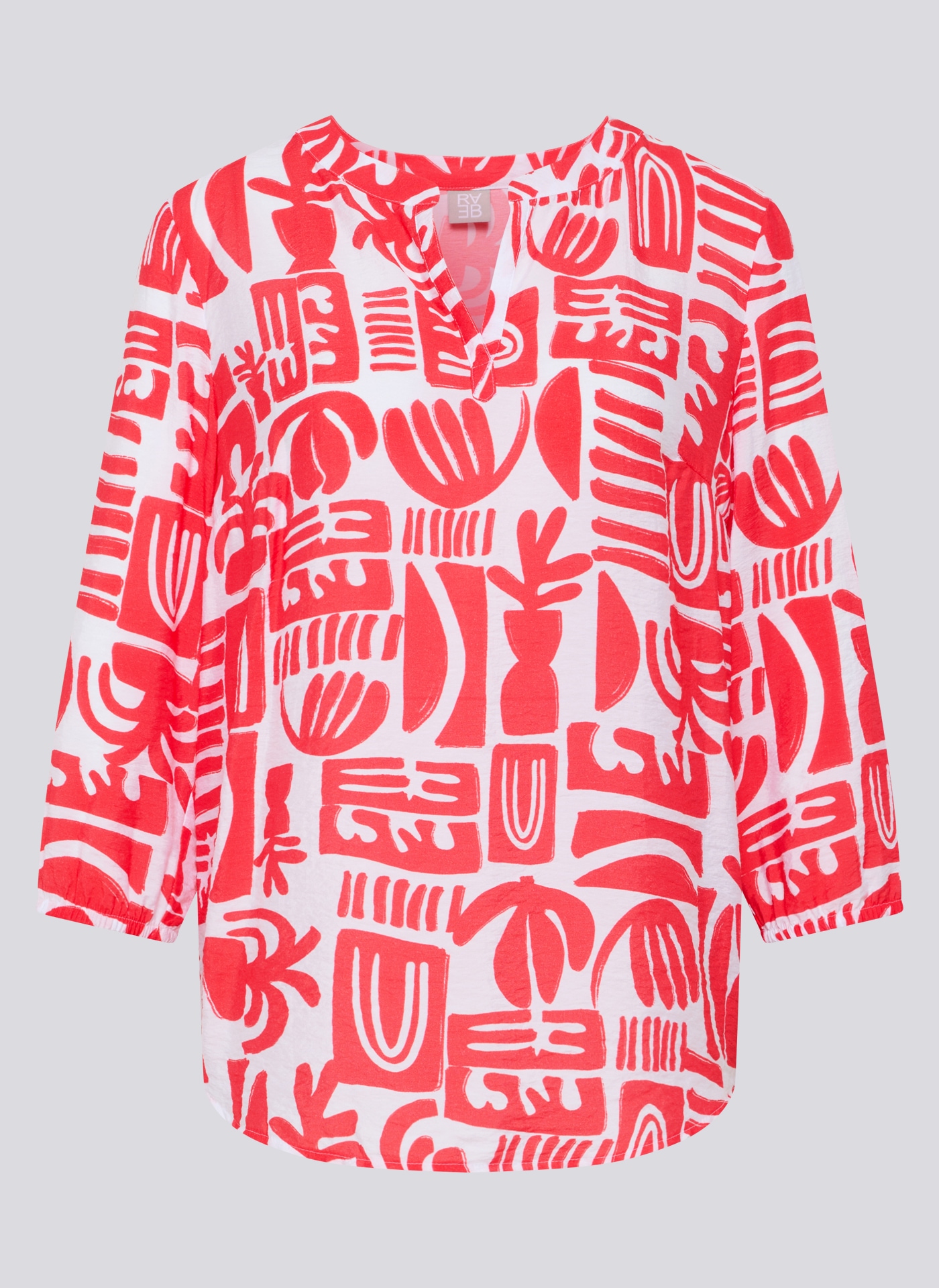Rabe Blouse classique mit All-Over Print