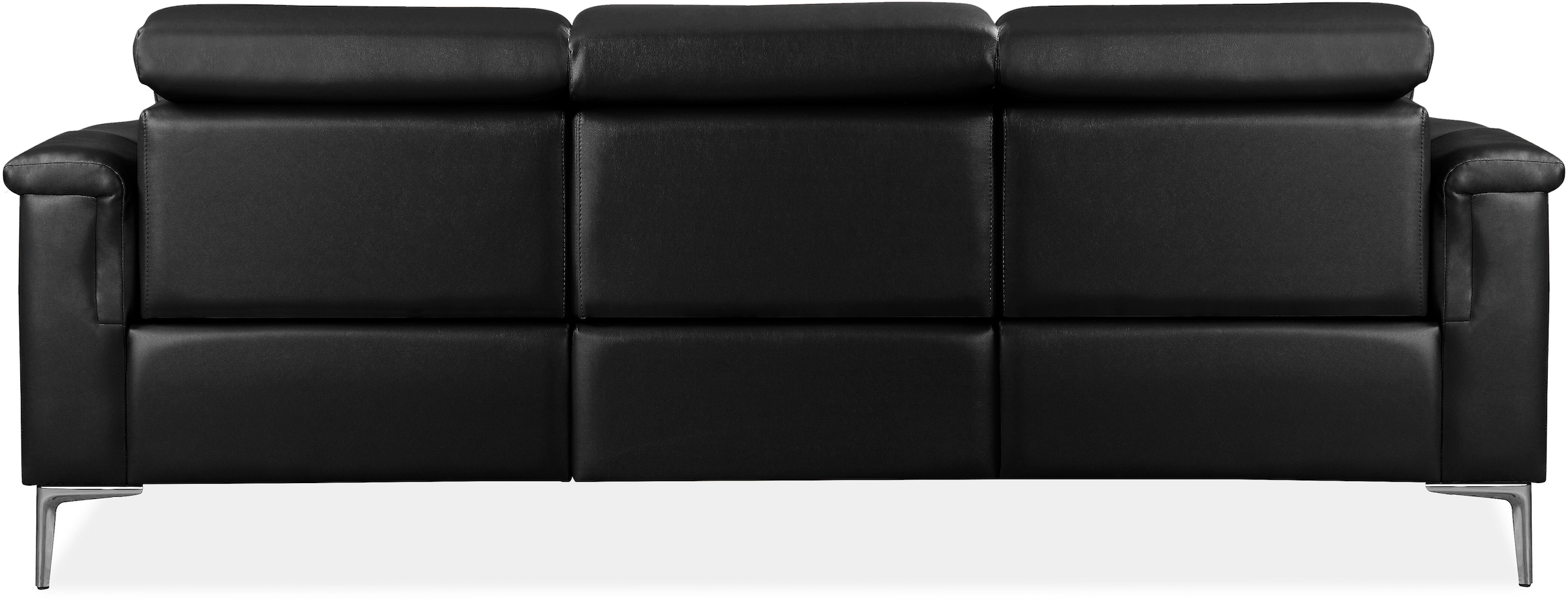 Places of Style 3-Sitzer Lund, in  Leder und Webstoff lieferbar