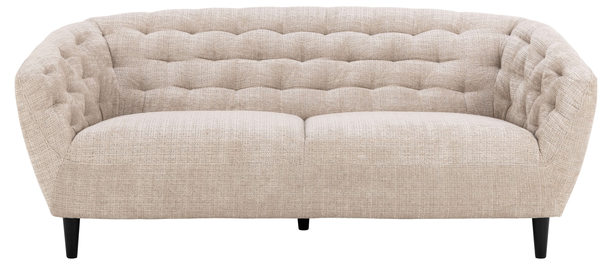 Image of ACTONA GROUP 3-Sitzer "Ria" Chenille beige, mit Taschenfederkern, 191x84x78 cm