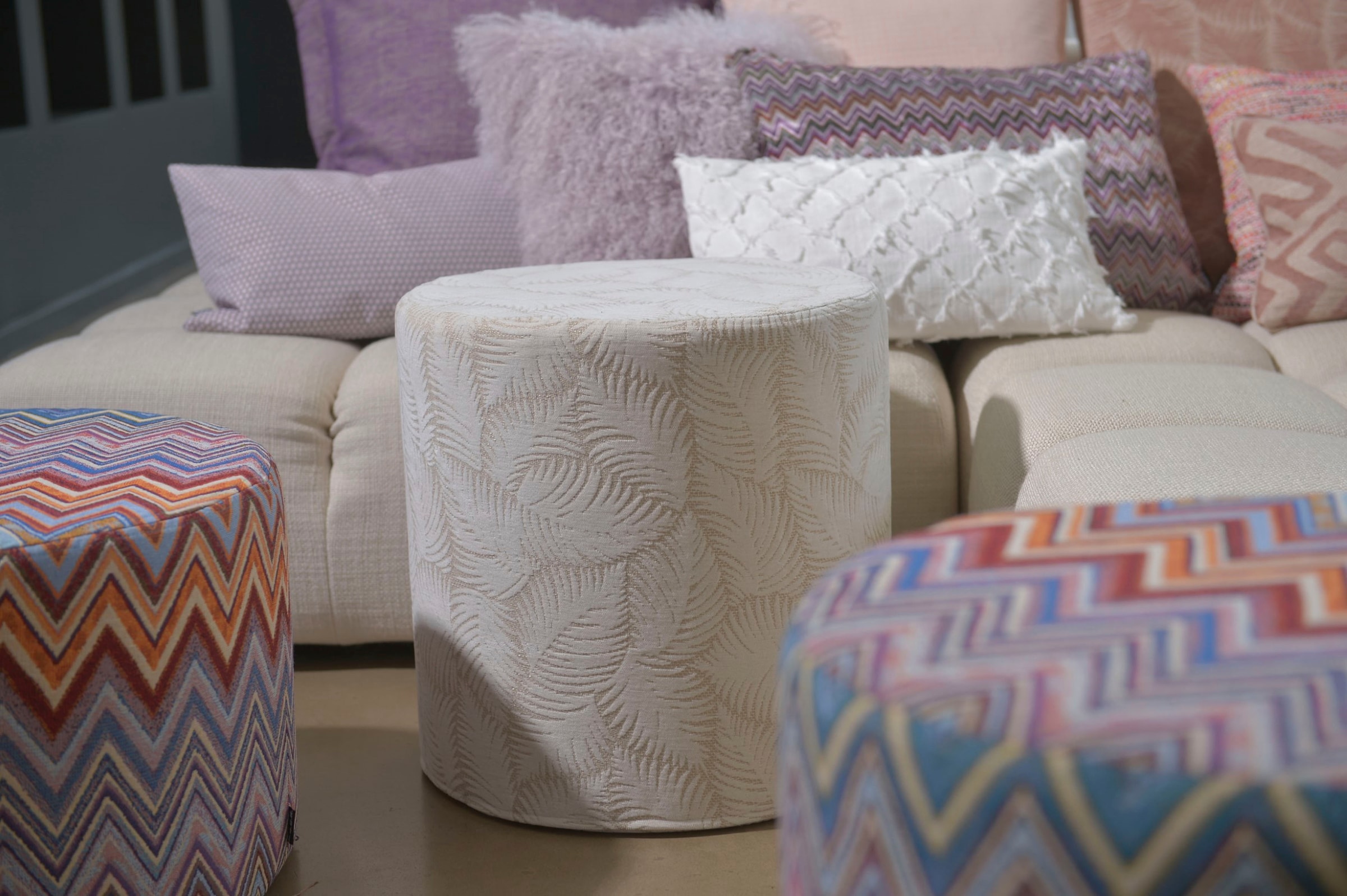 H.O.C.K. Dekokissen »Zacki« mit Zickzackmuster, Kissenhülle mit Füllung, 1 Stück