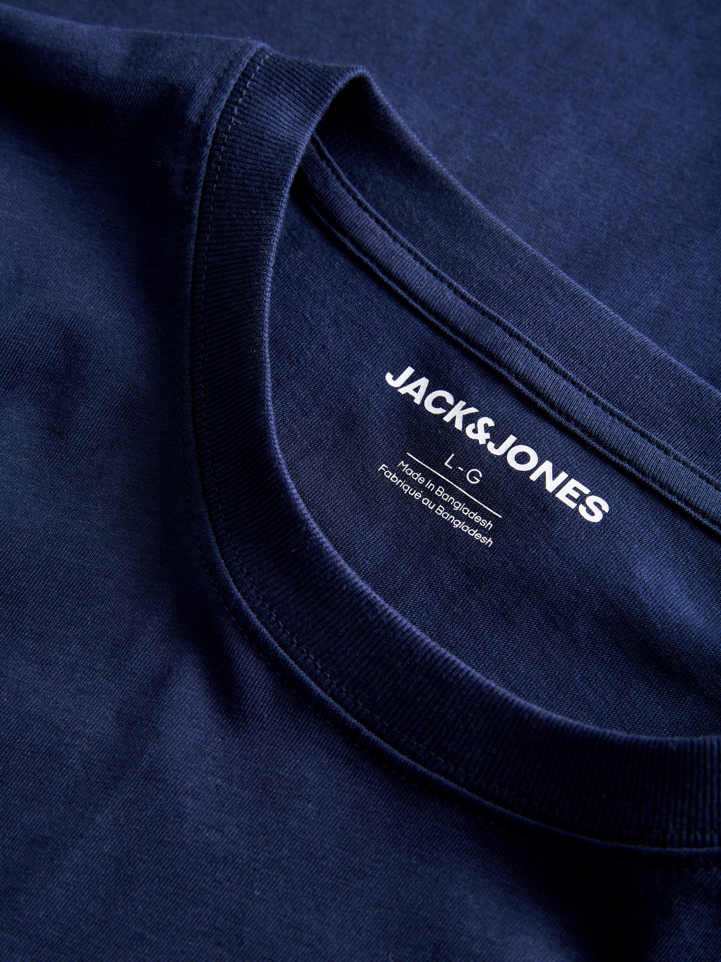 Jack & Jones T-Shirt »JJABBO TEE SS CREW NECK« Baumwolle, locker geschnitten