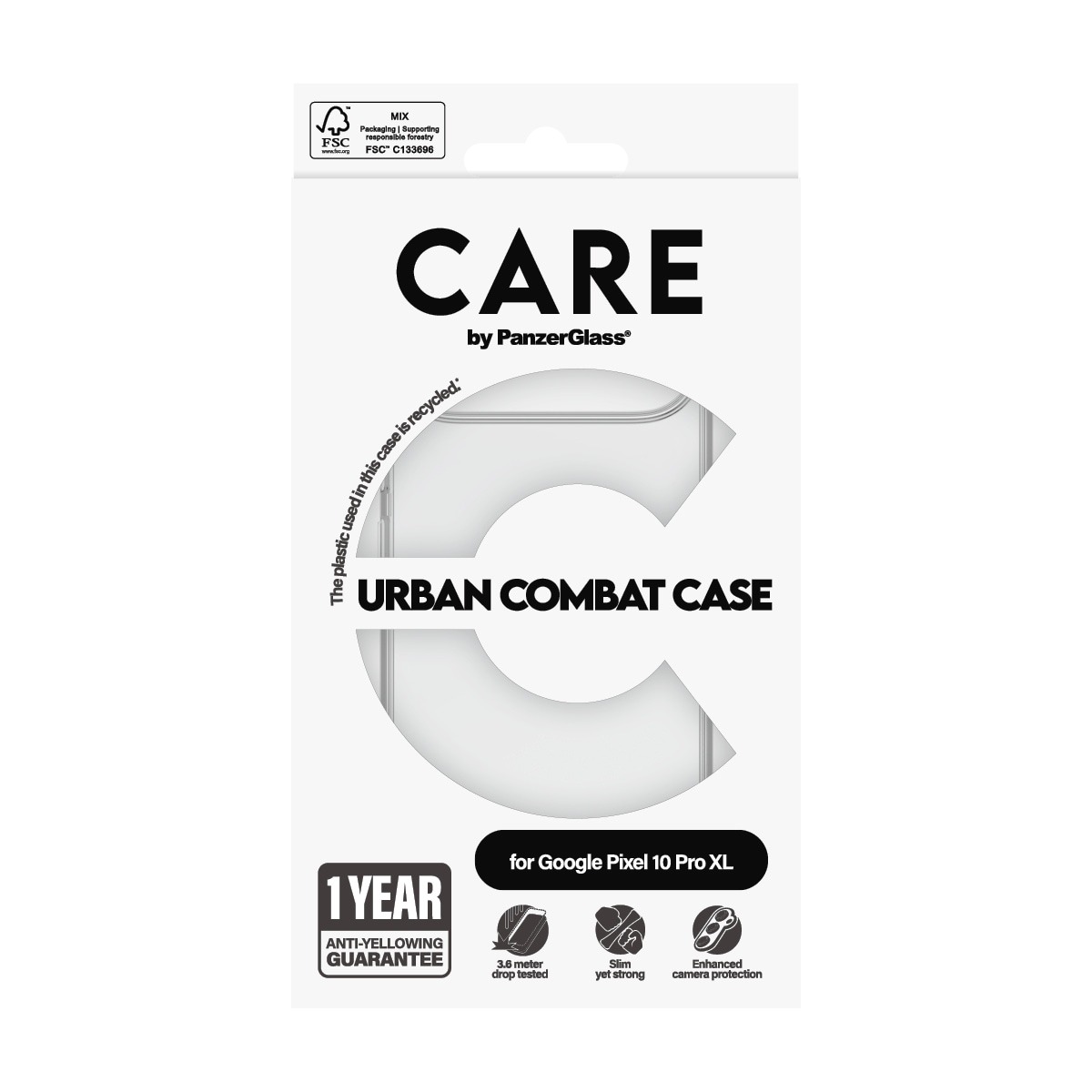 CARE by PanzerGlass Housse pour téléphone portable »Urban Combat case für Google Pixel 10 Pro XL« Backcover, Schutzhülle, Handyschutzhülle, Case, Schutzcase, stossfest