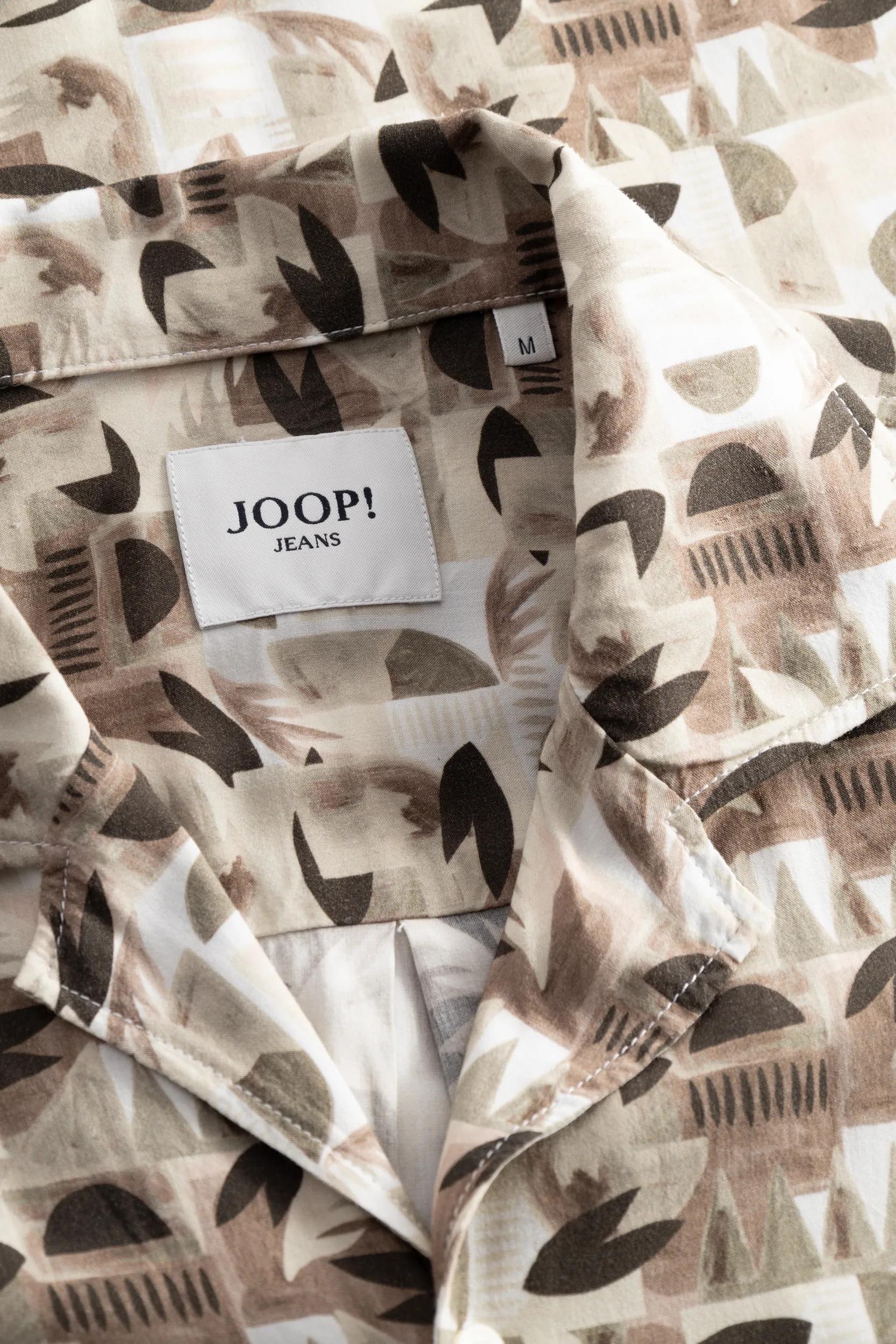 Joop Jeans Chemise à manches courtes »Hanes« avec imprimé intégral, col à revers