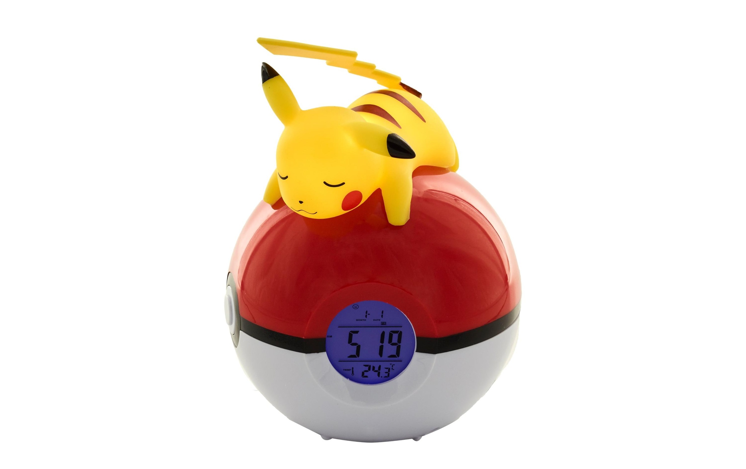 Image of Teknofun Projektionswecker "liegender Pikachu mit LED-Lampe"