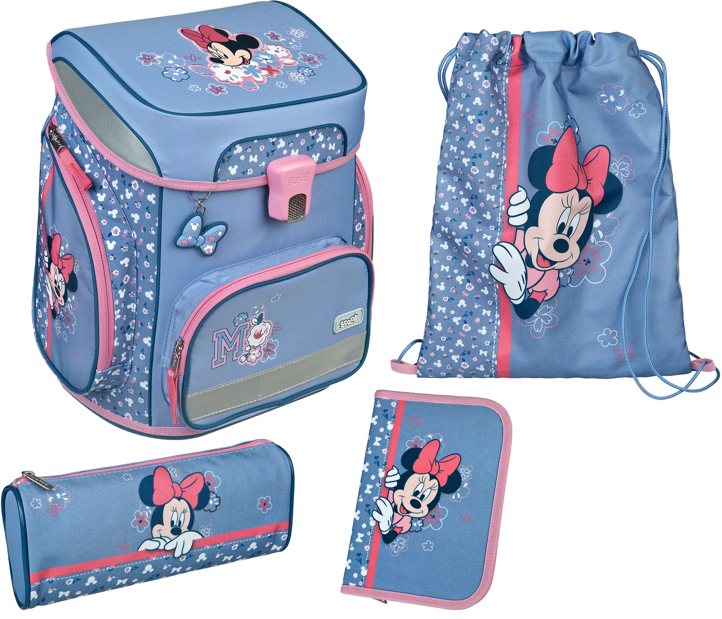 Image of Scooli Schulranzen »EasyFit, Minnie Mouse«, Reflektoren bei Ackermann Versand Schweiz