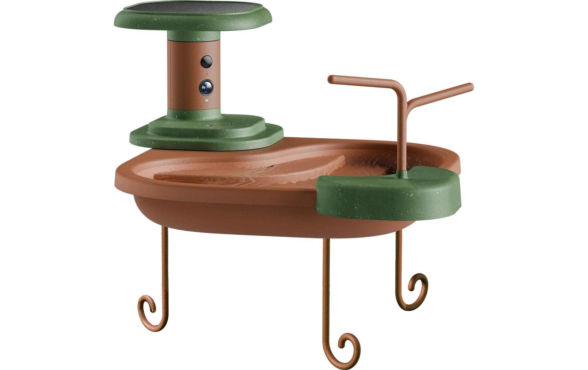 Image of Birdfy Vogeltränke "Jolly V" Vogelfutterspender mit Kamera und Solarpanel
