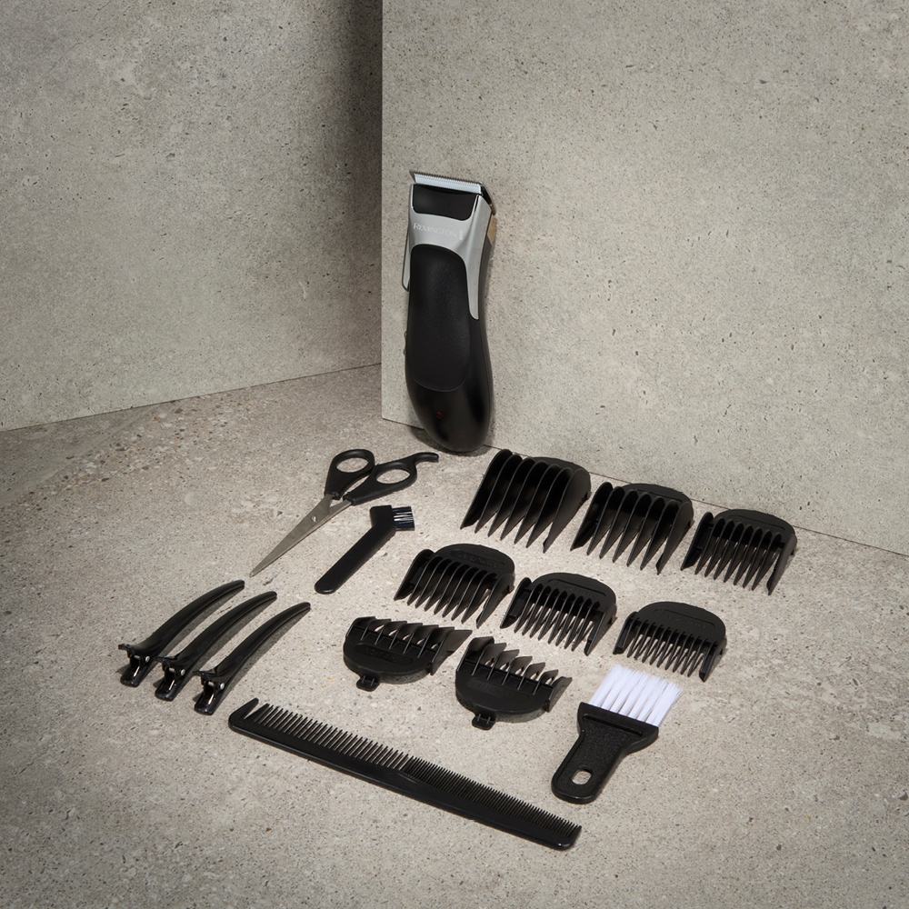 Remington Tondeuse à cheveux »Stylist, HC363C -« 8 Aufsätze für Herren - 8 Kammaufsätze, kabellos, Profi-Koffer