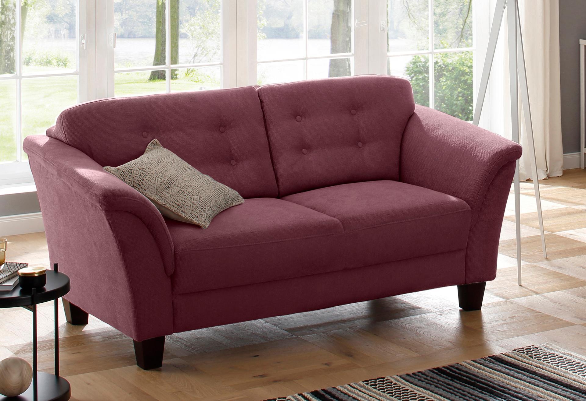 Image of Home affaire 3-Sitzer »Lillesand«, mit Federkern, Knopfheftung im Rücken, Füsse Buche bei Ackermann Versand Schweiz