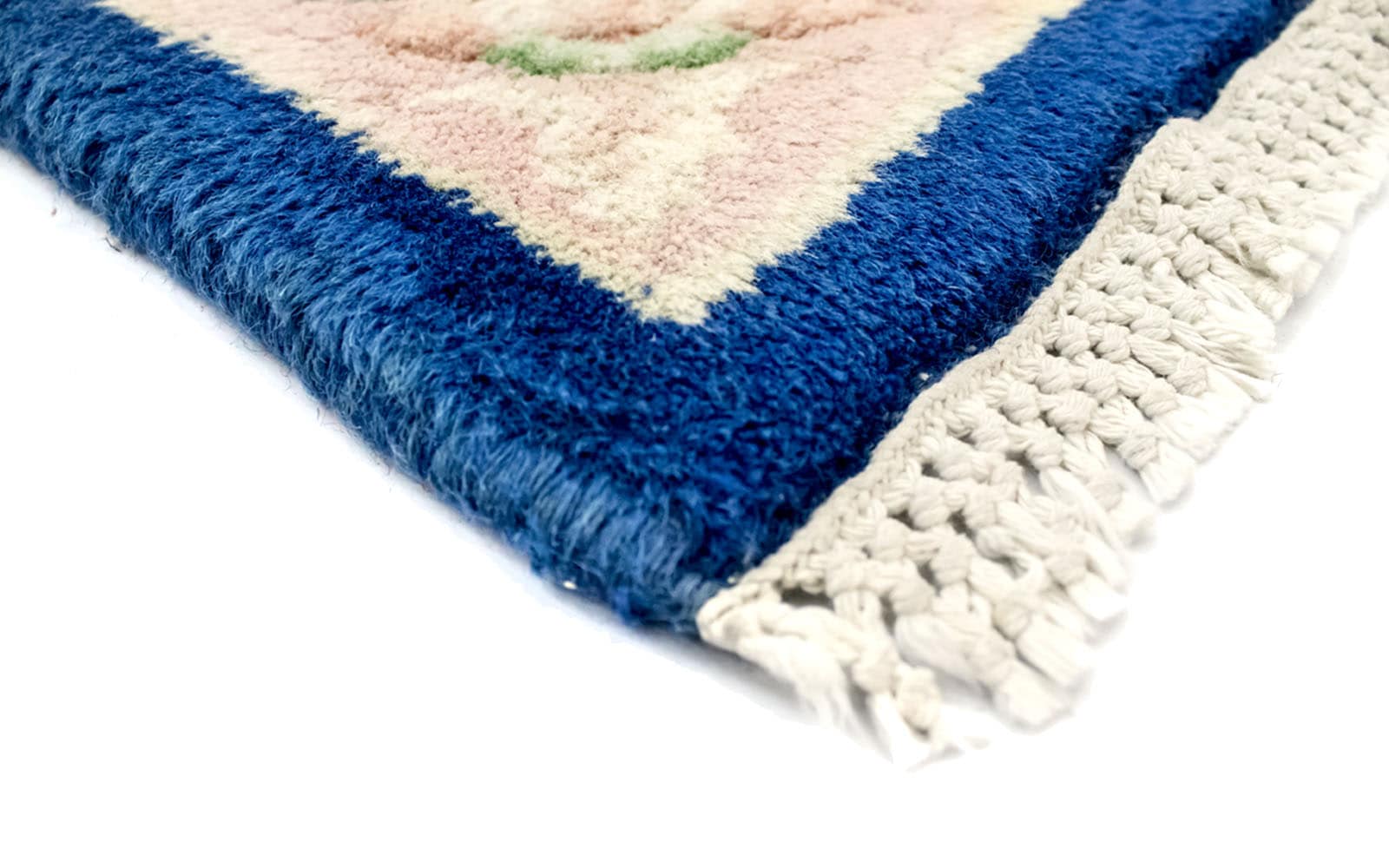 morgenland Wollteppich blau«, handgeknüpft confortablement acheter »China rechteckig Teppich