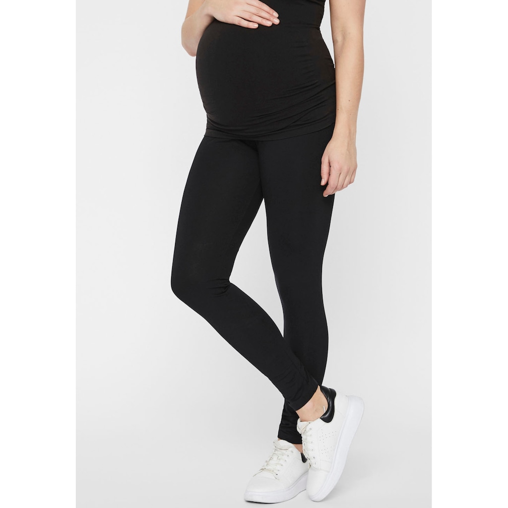 Mamalicious Umstandsleggings »MLLEA«, (2 tlg.), in körpernahem Fit