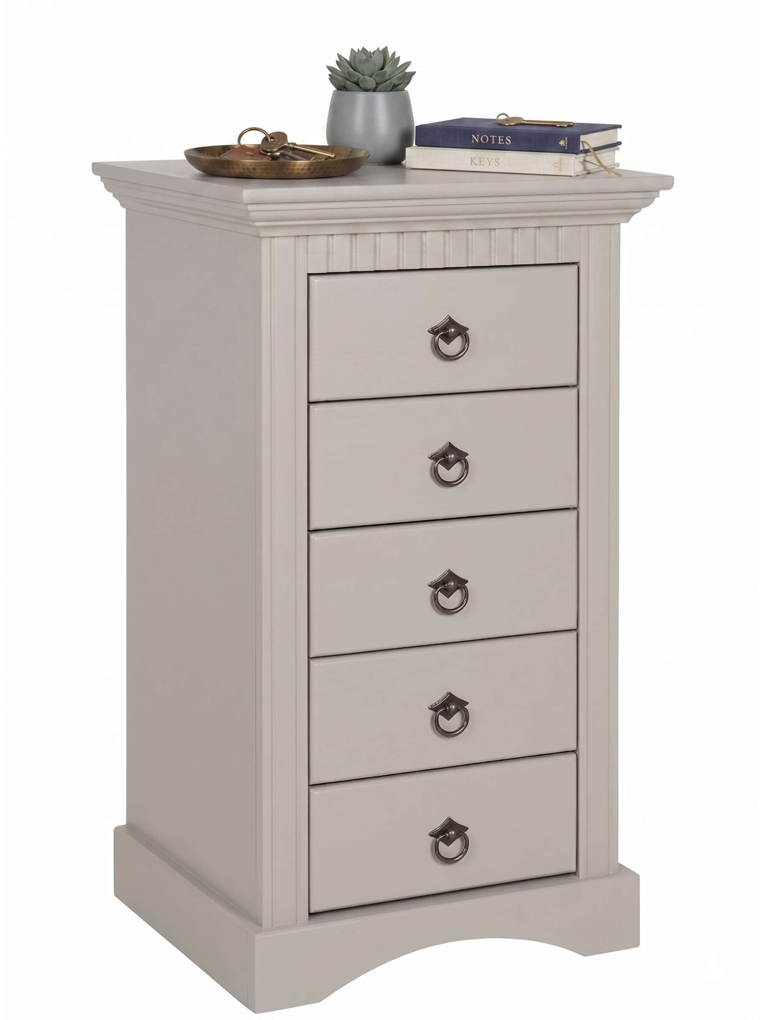 GOODproduct Kommode »Rustic« Breite 48cm, aus massiver Kiefer, 5 Schubladen, FSC®-zertifiziert