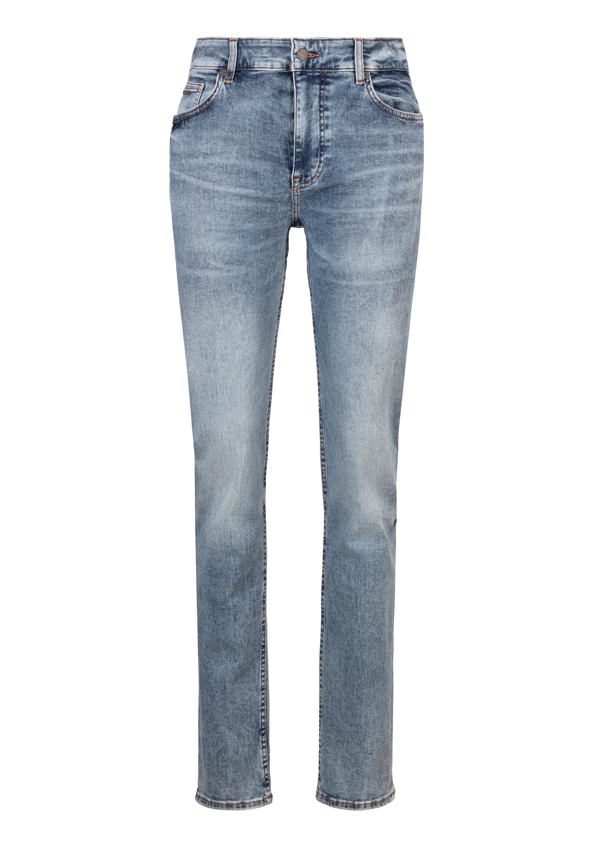 Slim-fit-Jeans »Delaware BC-C«, mit Leder-Badge