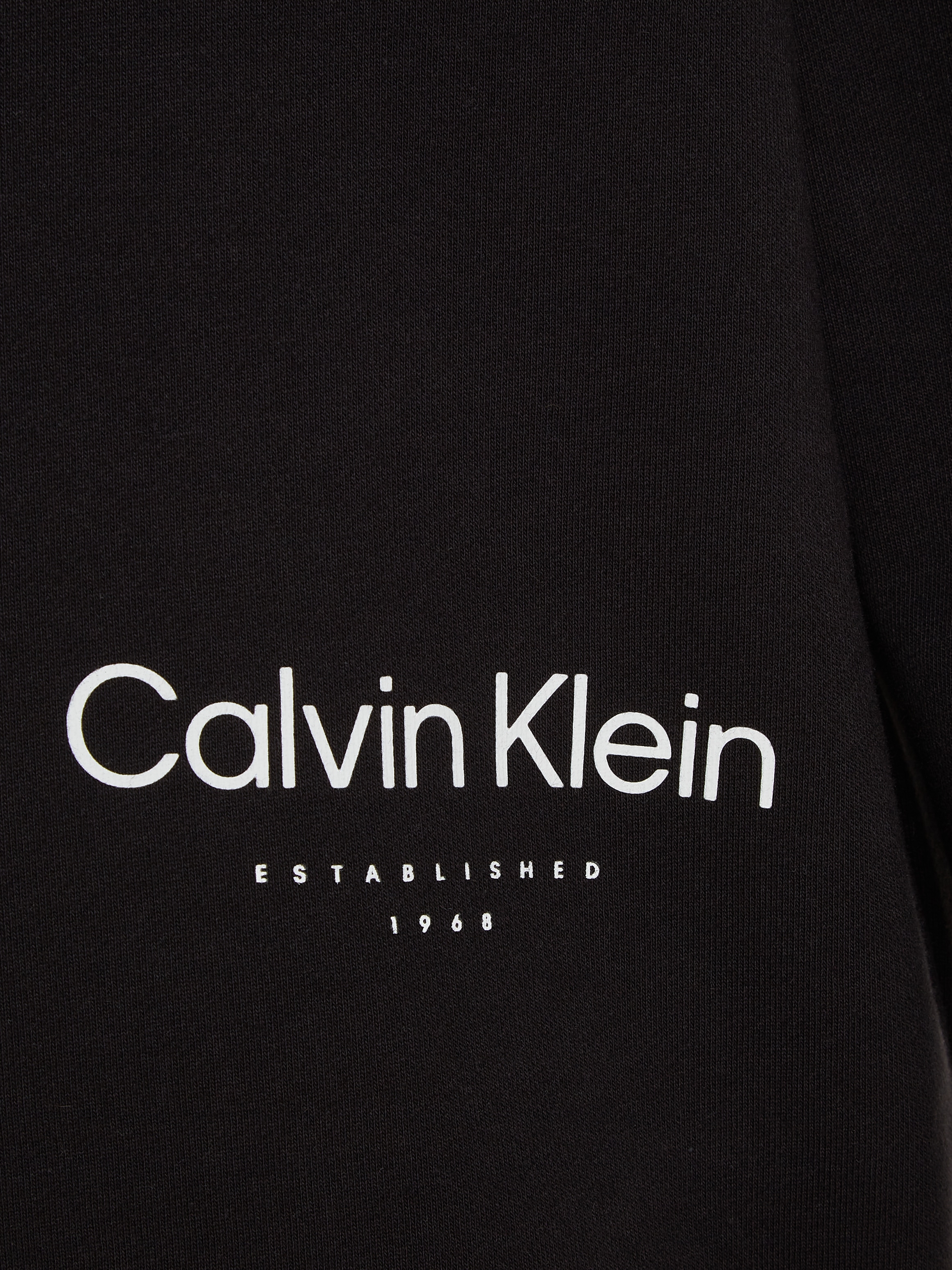 Calvin Klein Big&Tall Sweatshirt »BT_OFF PLACEMENT LOGO SWEATSHIRT«, in grossen Grössen mit Logoschriftzug