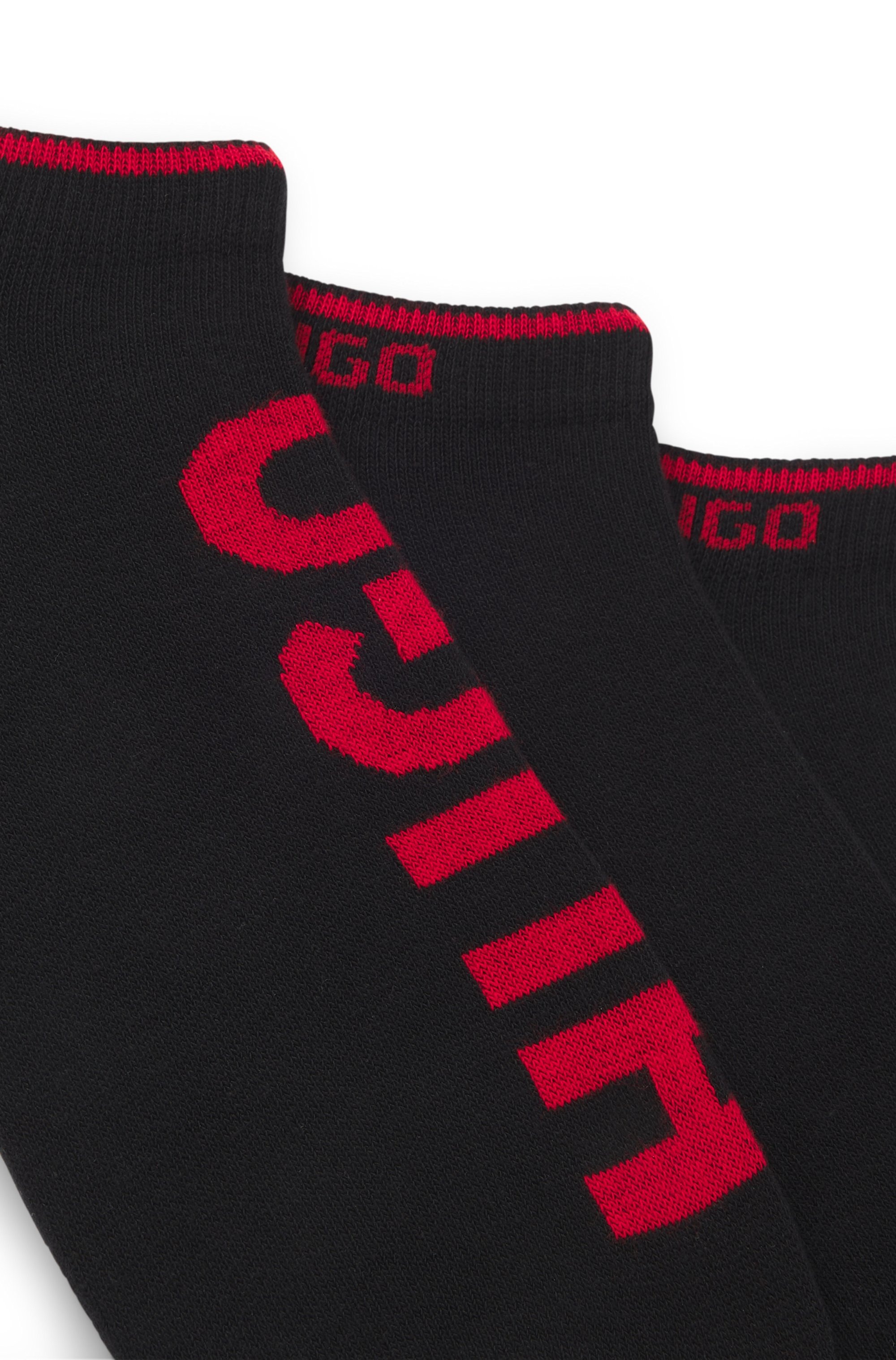 HUGO Underwear Sneakersocken »3P AS LOGO CC« 3 Paar tlg. mit Logodetails