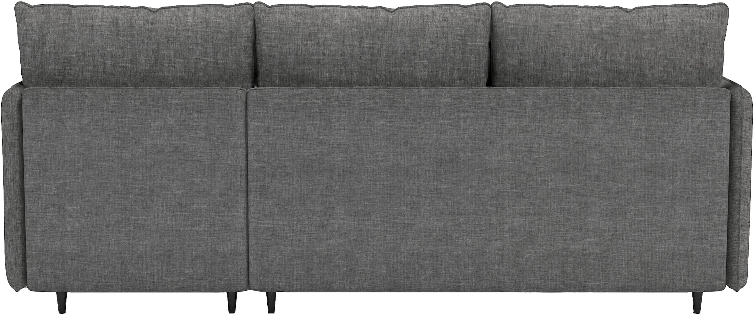 Dorel Home Ecksofa »LINDHUS, L-Form, 4 verschiedene Stellvarianten, Lounge-Sofa,«, Wohnlandschaft, mit Recamiere, grosser Bettkasten, Cord, Chenille