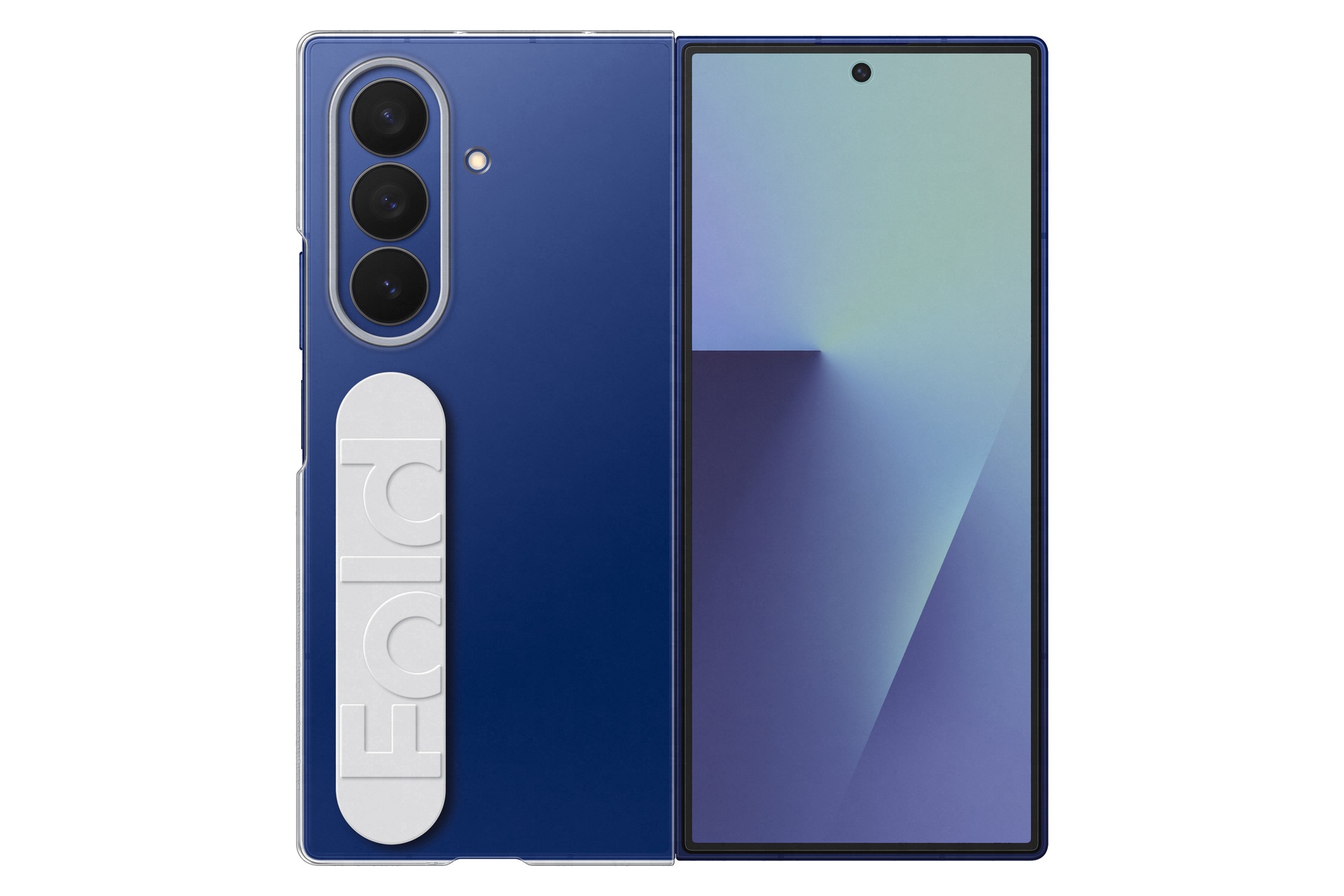 Image of Samsung Handyhülle "Clear Grip Case für Samsung Galaxy Z Fold7" Samsung Galaxy Z Fold7 Backcover, Schutzhülle, Handyschutzhülle, Case, Schutzcase, stossfest