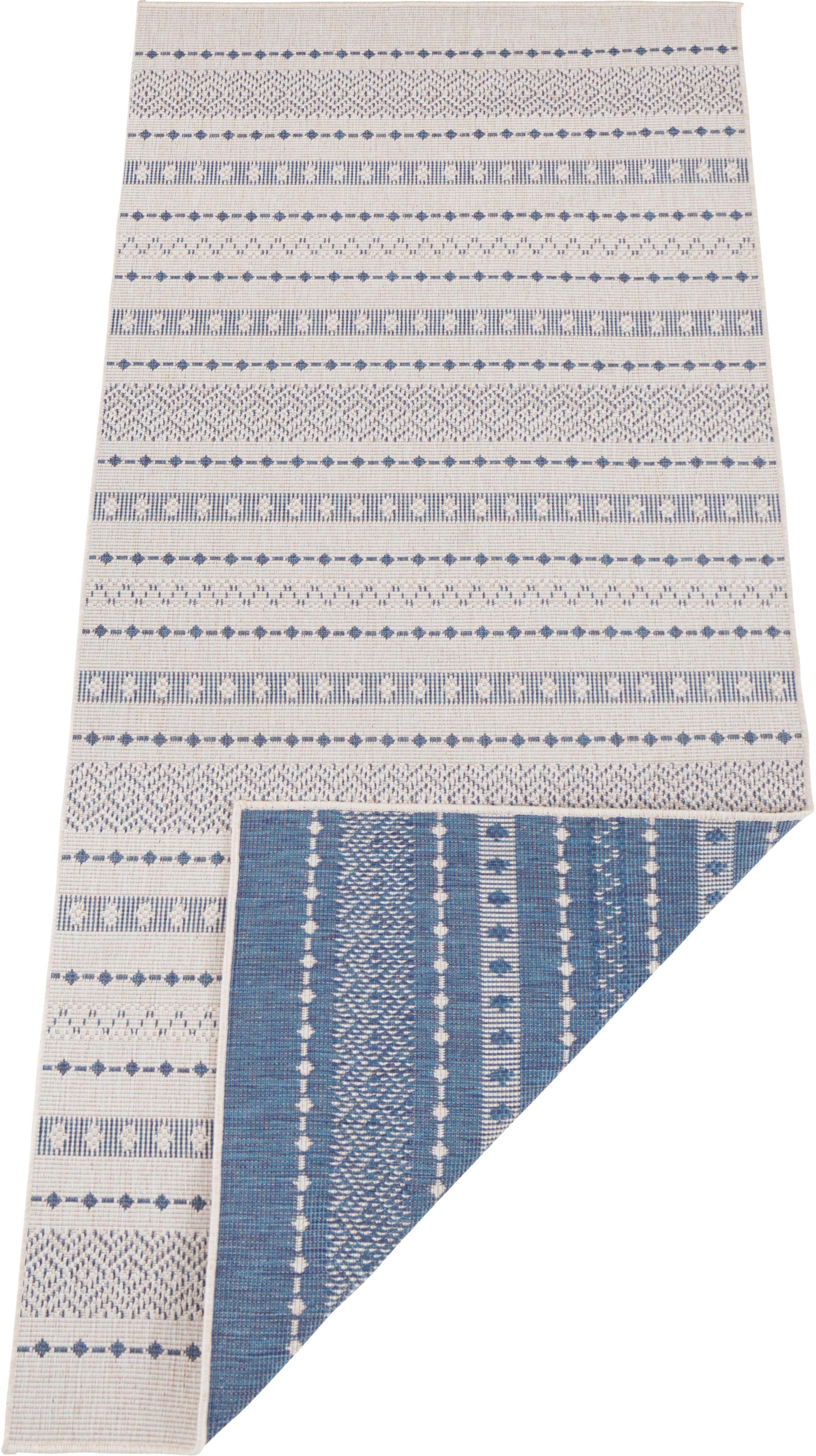 Image of freundin Home Collection Läufer »Lily«, rechteckig, 5 mm Höhe, Flachgewebe WendbarIn und Outdoor geeignet, Wohnzimmer, Balkon, Terrasse, Garten, Pflegeleicht, Gekettelt bei Ackermann Versand Schweiz