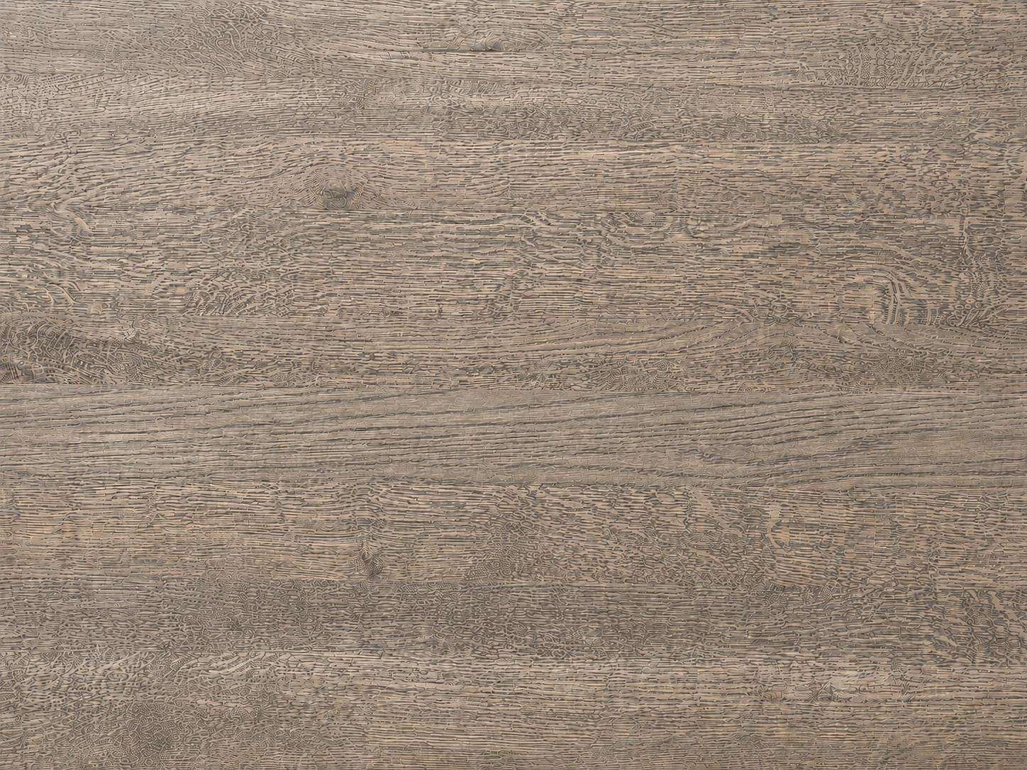GOODproduct Esstisch »»AARHAUS« Speisetisch, Küchentisch, Wohntisch, Esszimmertisch« Wildeiche geölt Natur/Smoke, Baumkante, U-Gestell schwarz Metall