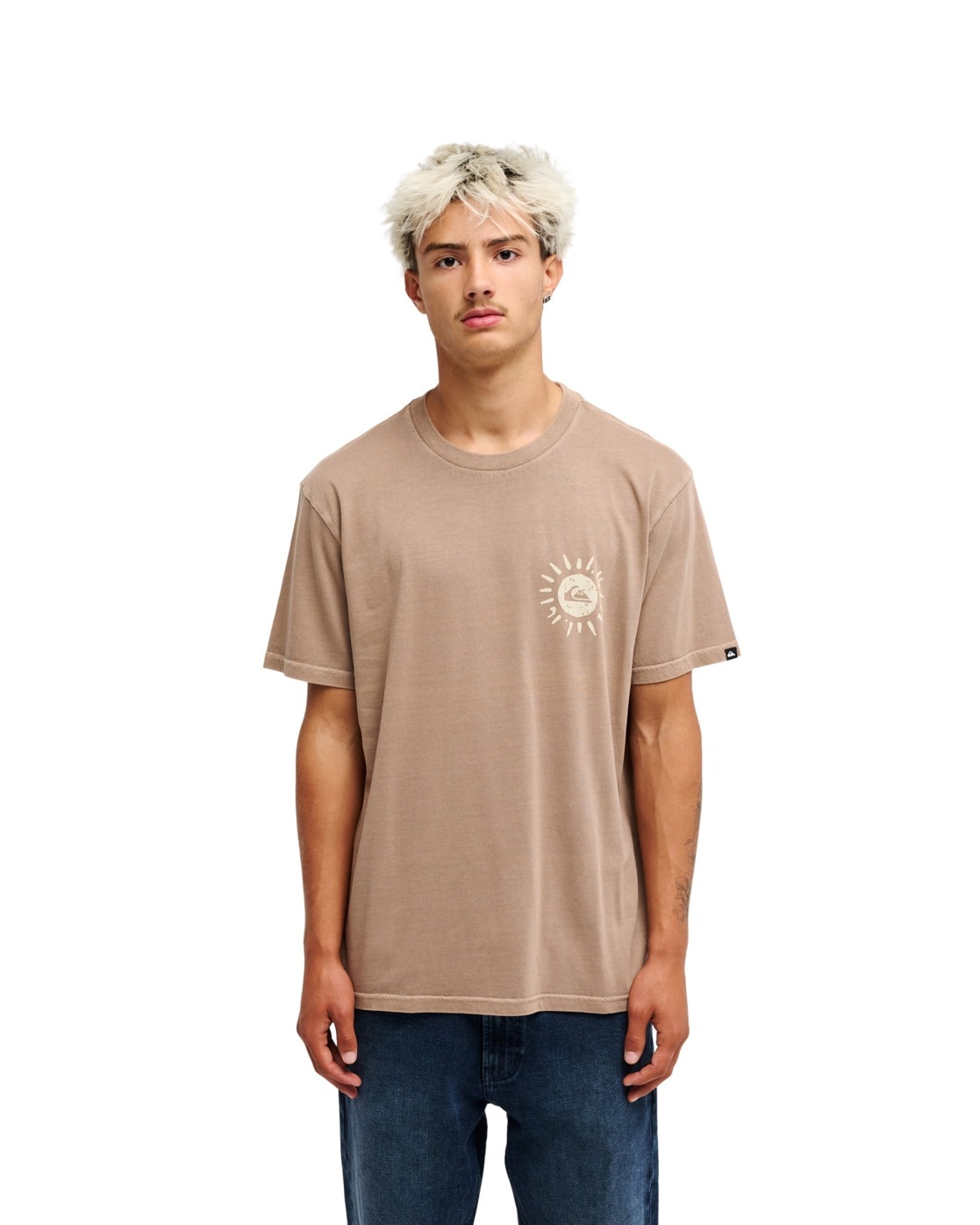 Image of Quiksilver T-Shirt "Evo Neon Blue"