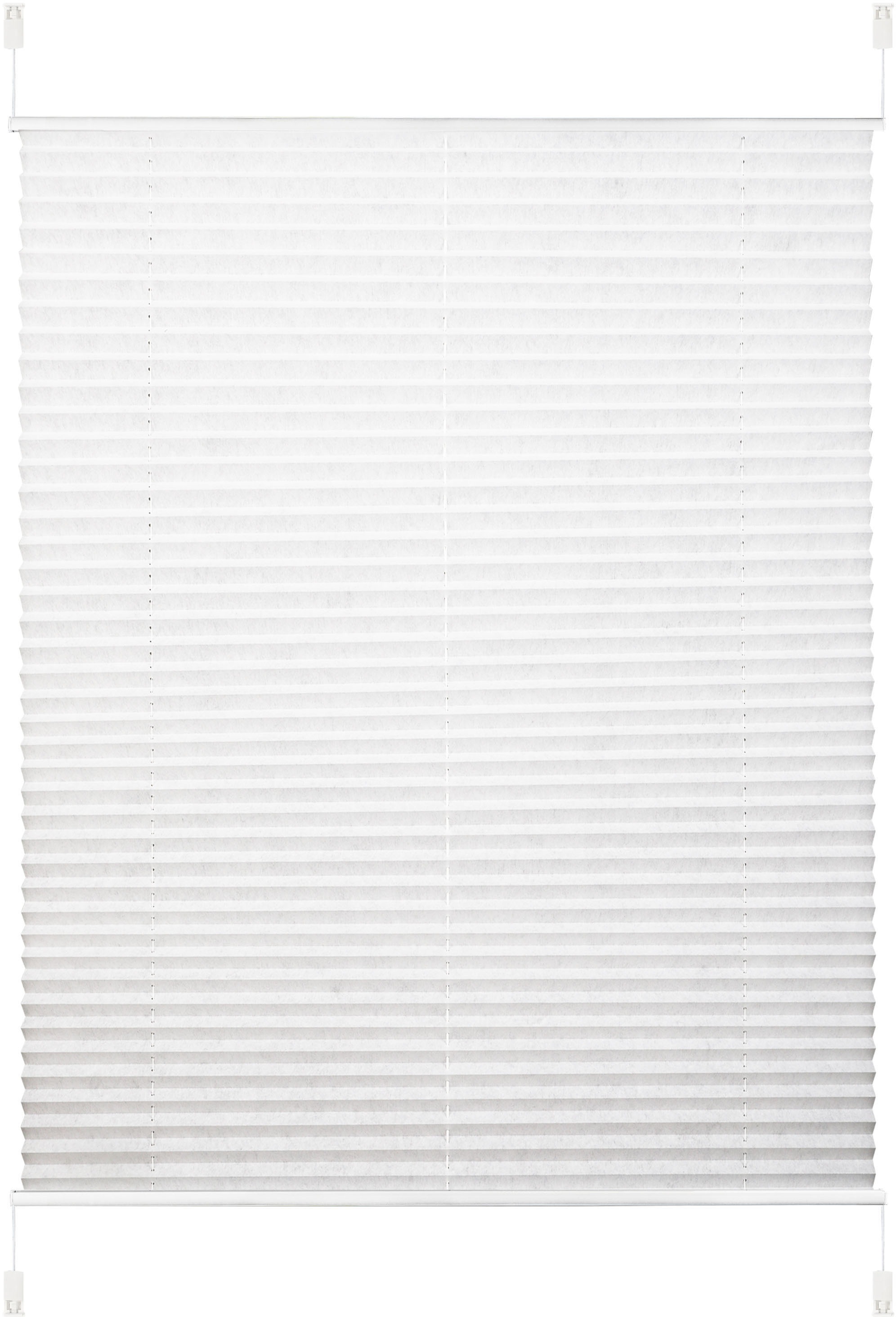 Image of my home Plissee »Tom«, Lichtschutz, ohne Bohren, freihängend, Fixmass, Klemmfix, mit feinem Struktureffekt, basic, Klemmträger bei Ackermann Versand Schweiz
