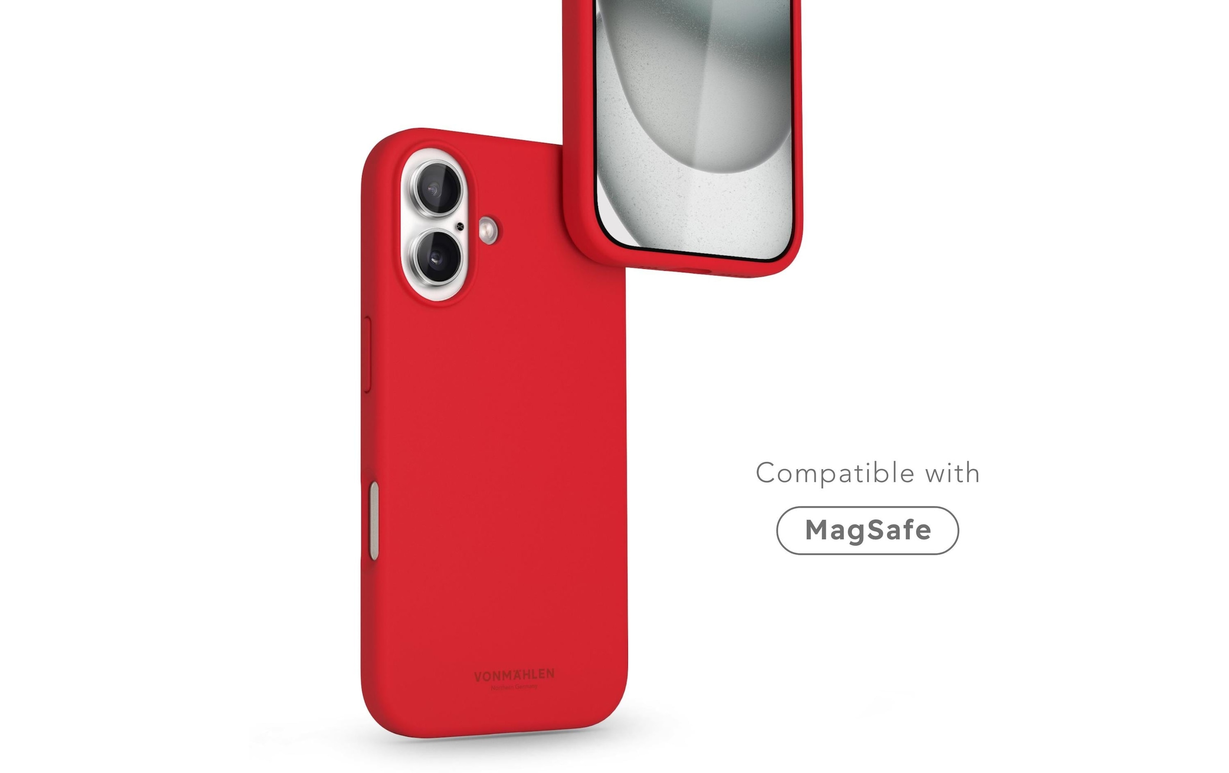 VONMÄHLEN Backcover »Soft Silicone iPhone 16 Plus«, Apple iPhone 16 Plus