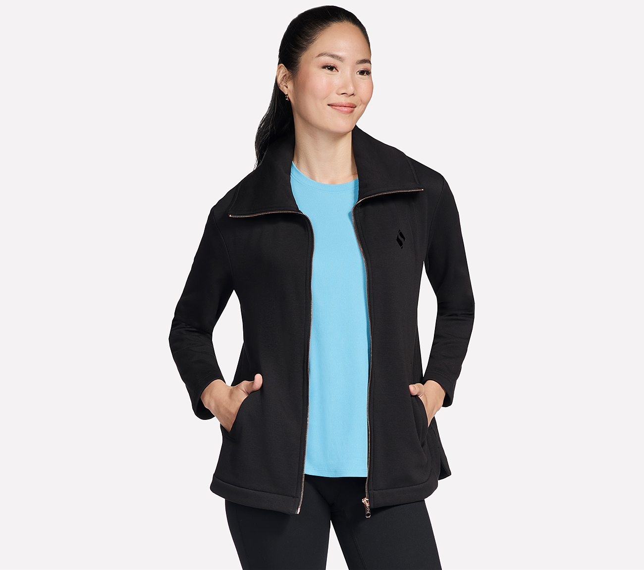 Image of Skechers Trainingsjacke "GOSNUGGLE TUNIC FZ JACKET"