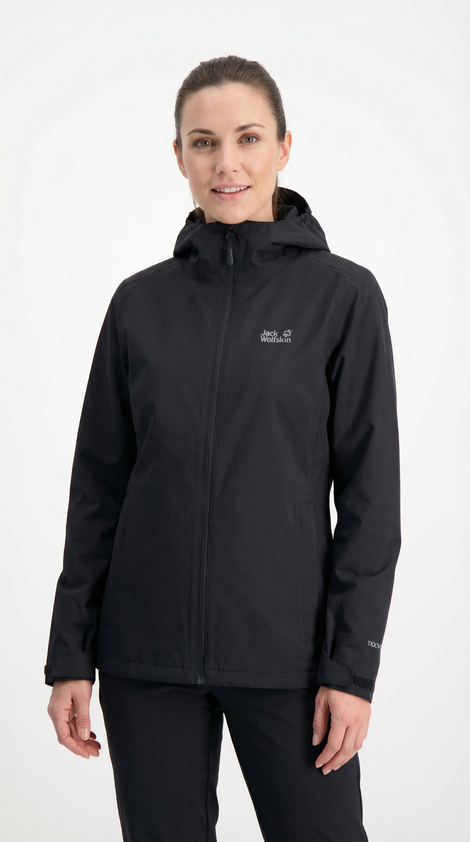 Jack Wolfskin Regenjacke »OUTROVERT 2L JKT W« mit Kapuze wasserdicht, atmungsaktiv, Übergangsjacke