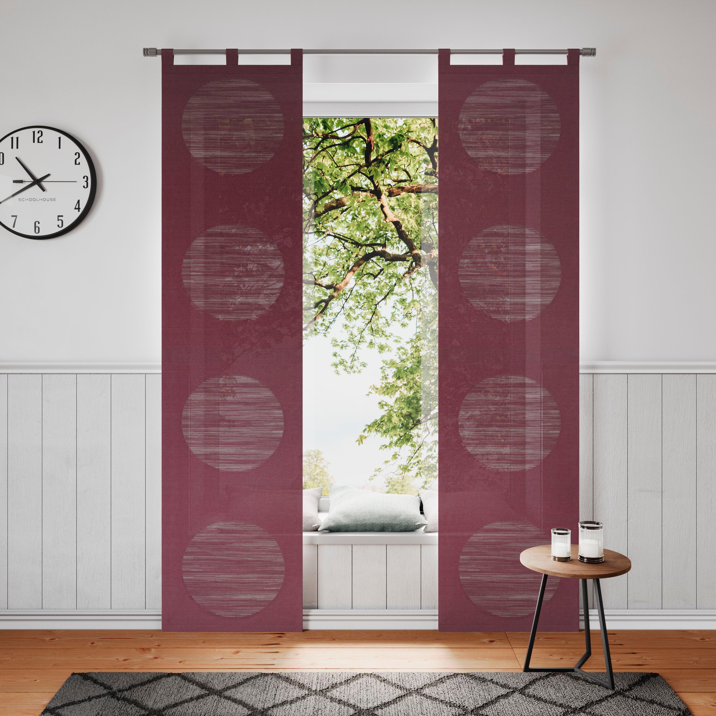 Neutex for you! Rideau coulissant »Padova« Boucles 1 cuis tlg. Inkl. Zubehör