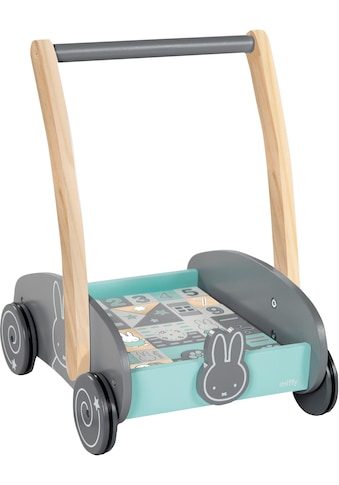 roba® Lauflernwagen »Miffy«, mit 35-teiligem Holzbausteine-Set kaufen