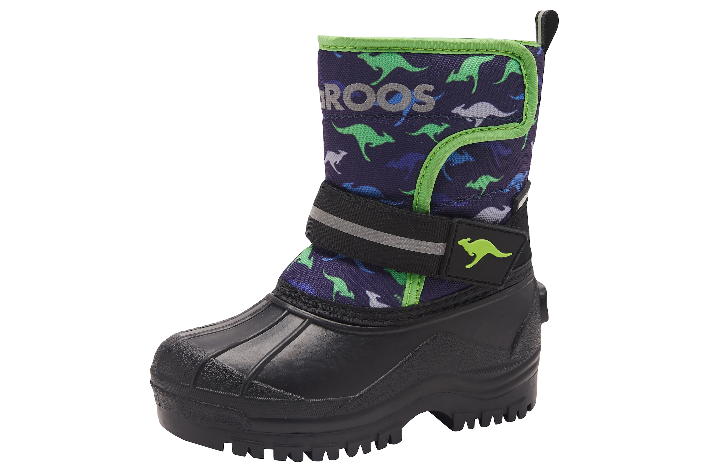 KangaROOS Winterstiefel »K-Shell II«, Snowboots, Winterboots, Winterschuhe, mit Klettverschluss