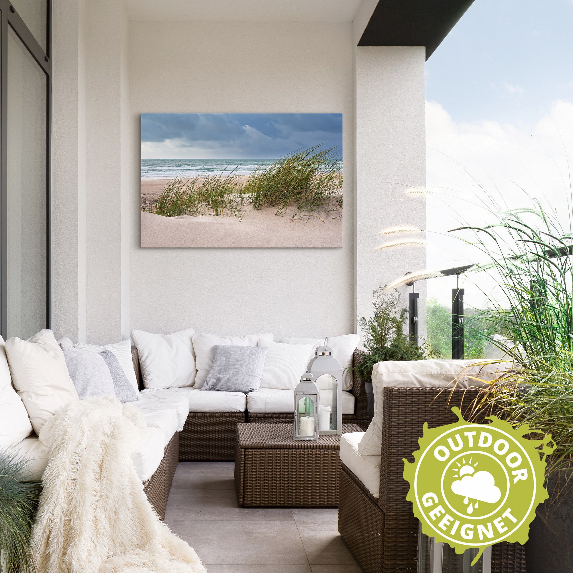 Artland Poster »Düne und Strand bei Hirtshals Dänemark I«, Küstenbilder, (1 St.), als Alubild, Outdoorbild, Leinwandbild in verschied. Grössen