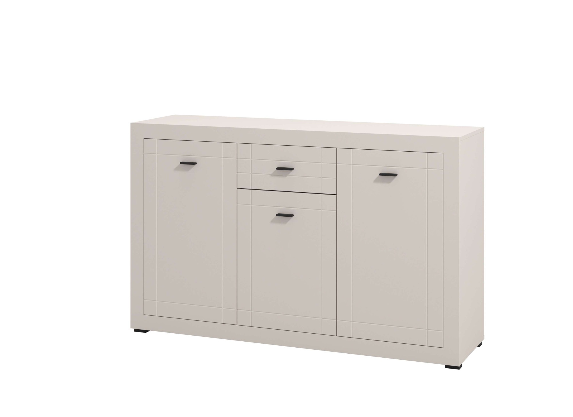 Image of Home affaire Sideboard "Warwick Kombikommode, Schrank, Schubladenkommode" Modernes Sideboard: Kaschmir, 3 Türen & 1 Schublade, Heissfolienprägung