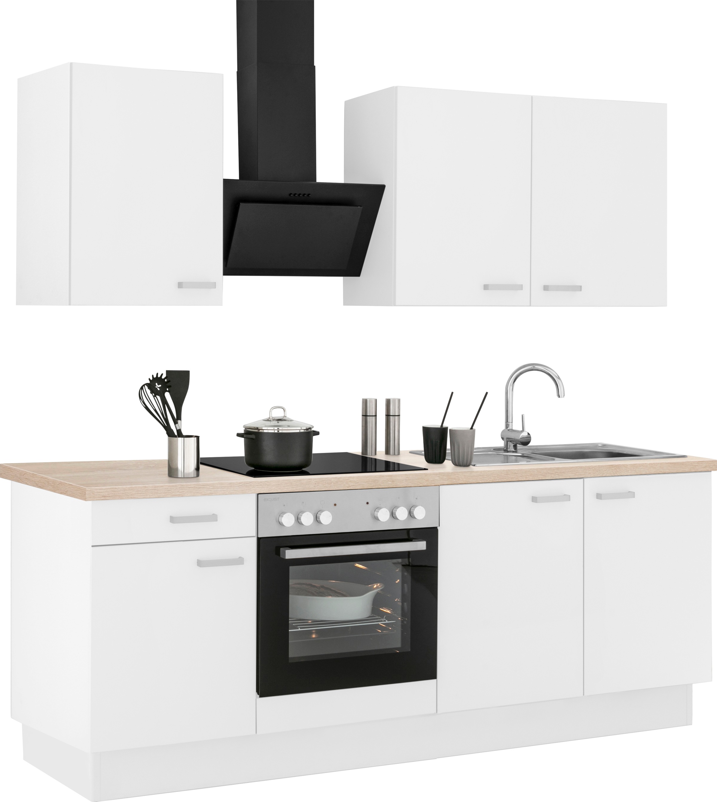 OPTIFIT Küchenzeile "Parma" ohne E-Geräte, Breite 210 cm