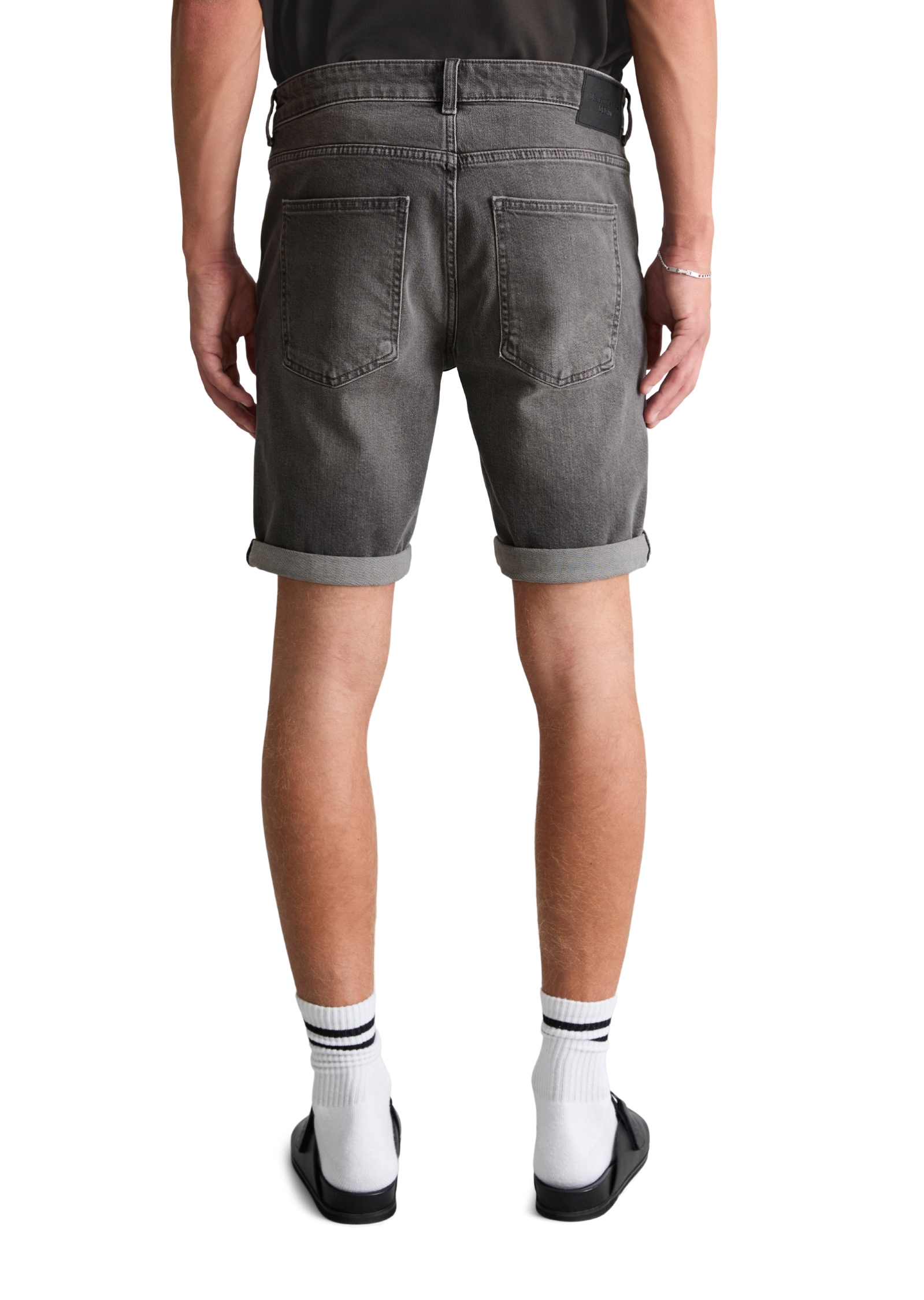 Marc O'Polo DENIM Short en jean modèle Mats tapered en mélange coton bio