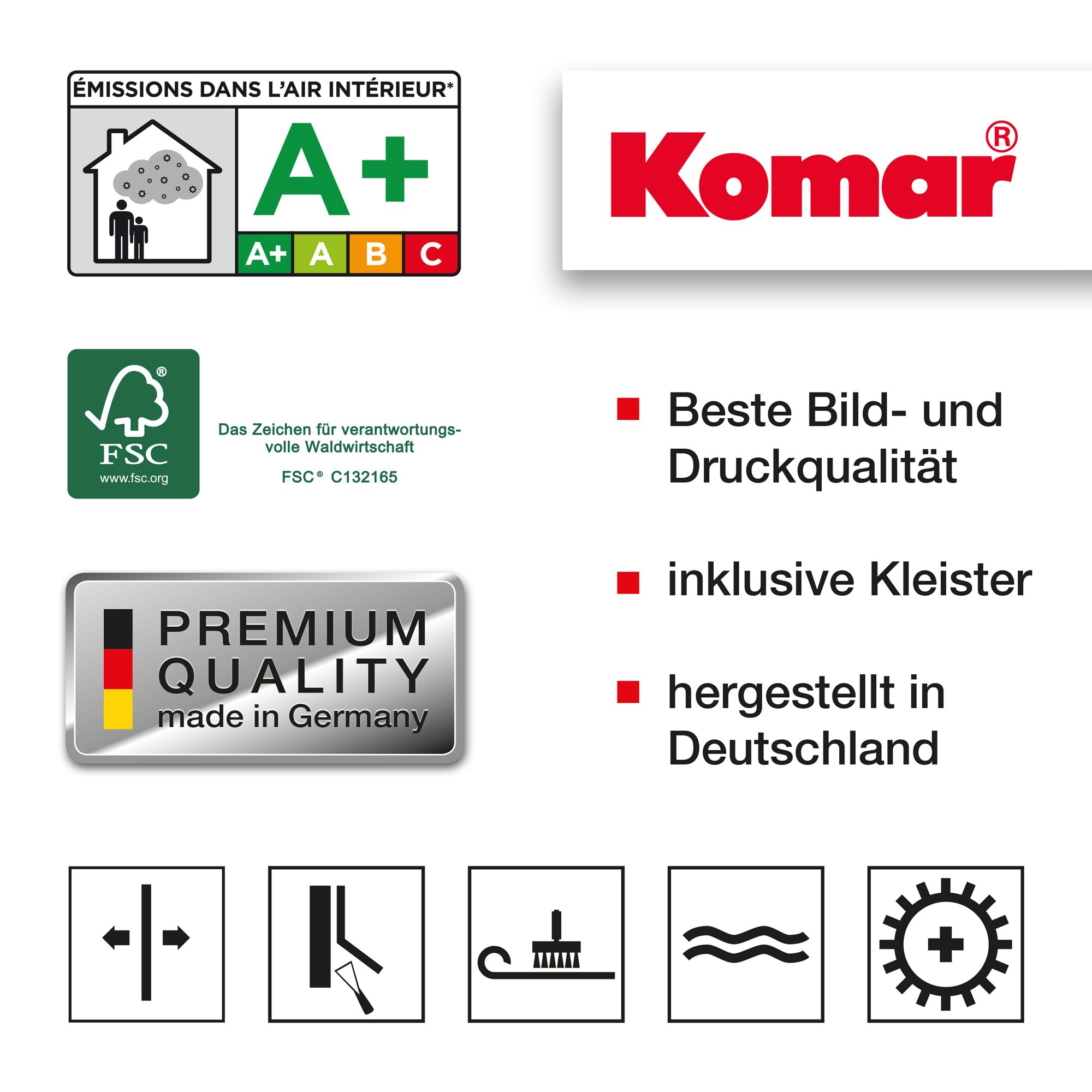 Komar Fototapete »Jungara - Grösse 368 x 254 cm«, bedruckt, Wohnzimmer, Schlafzimmer
