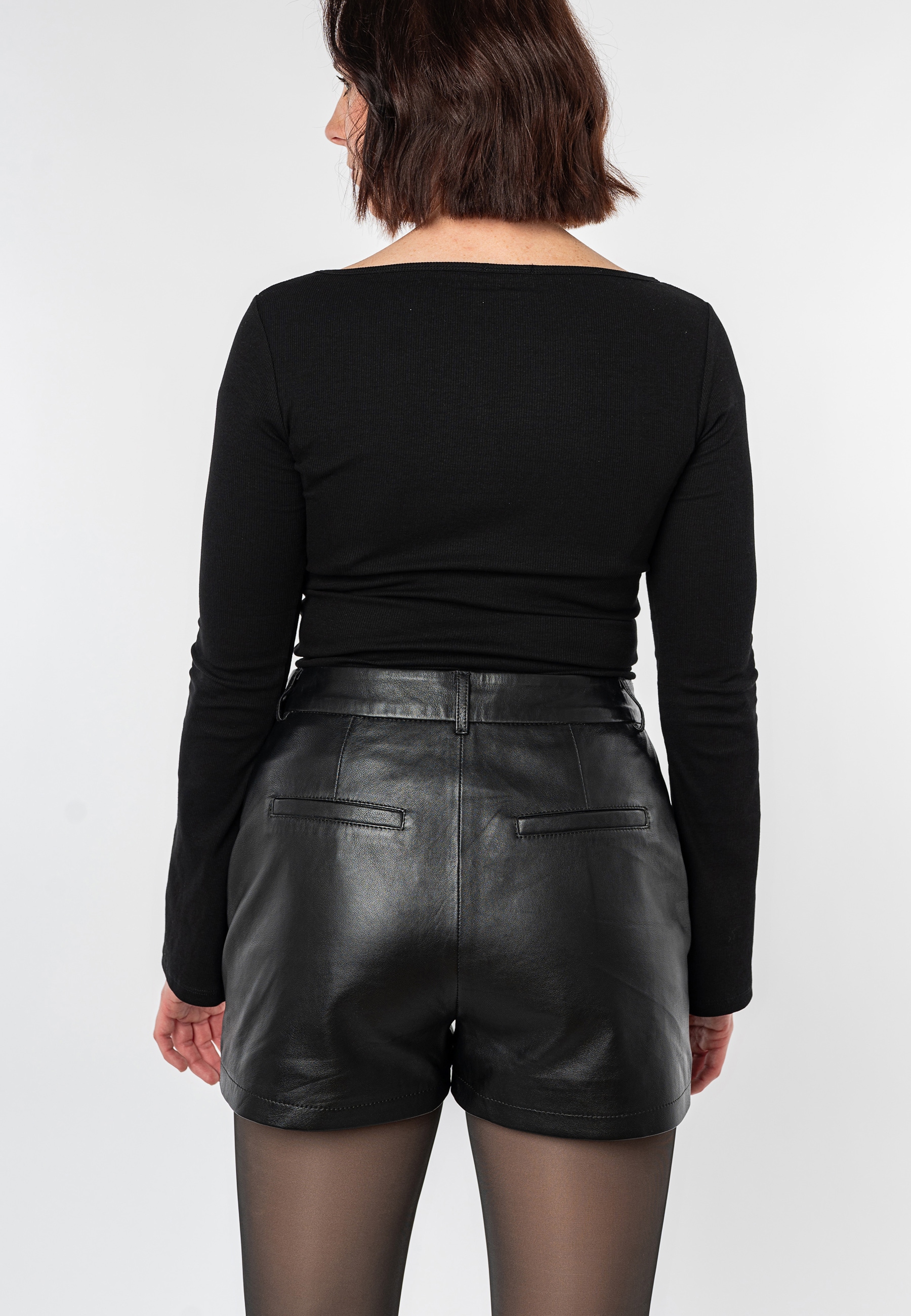 Mauritius Short »MWMaluna«  aus Leder gefertigt