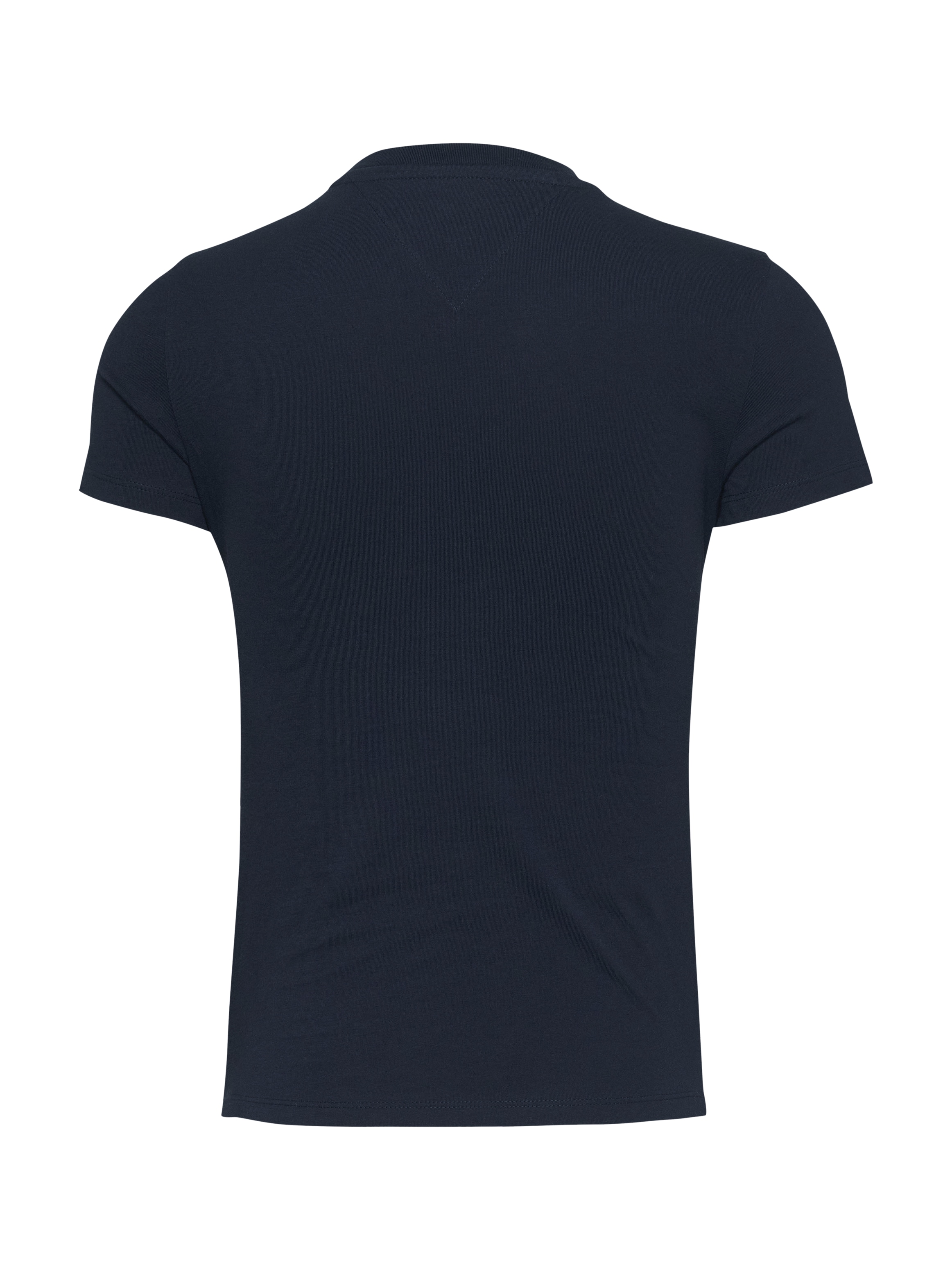 Tommy Jeans Curve Rundhalsshirt »Shirt TJW SLIM ESSENTIAL«, in Grossen Grössen, Logo-Print auf Brusthöhe, mit Logostickerei
