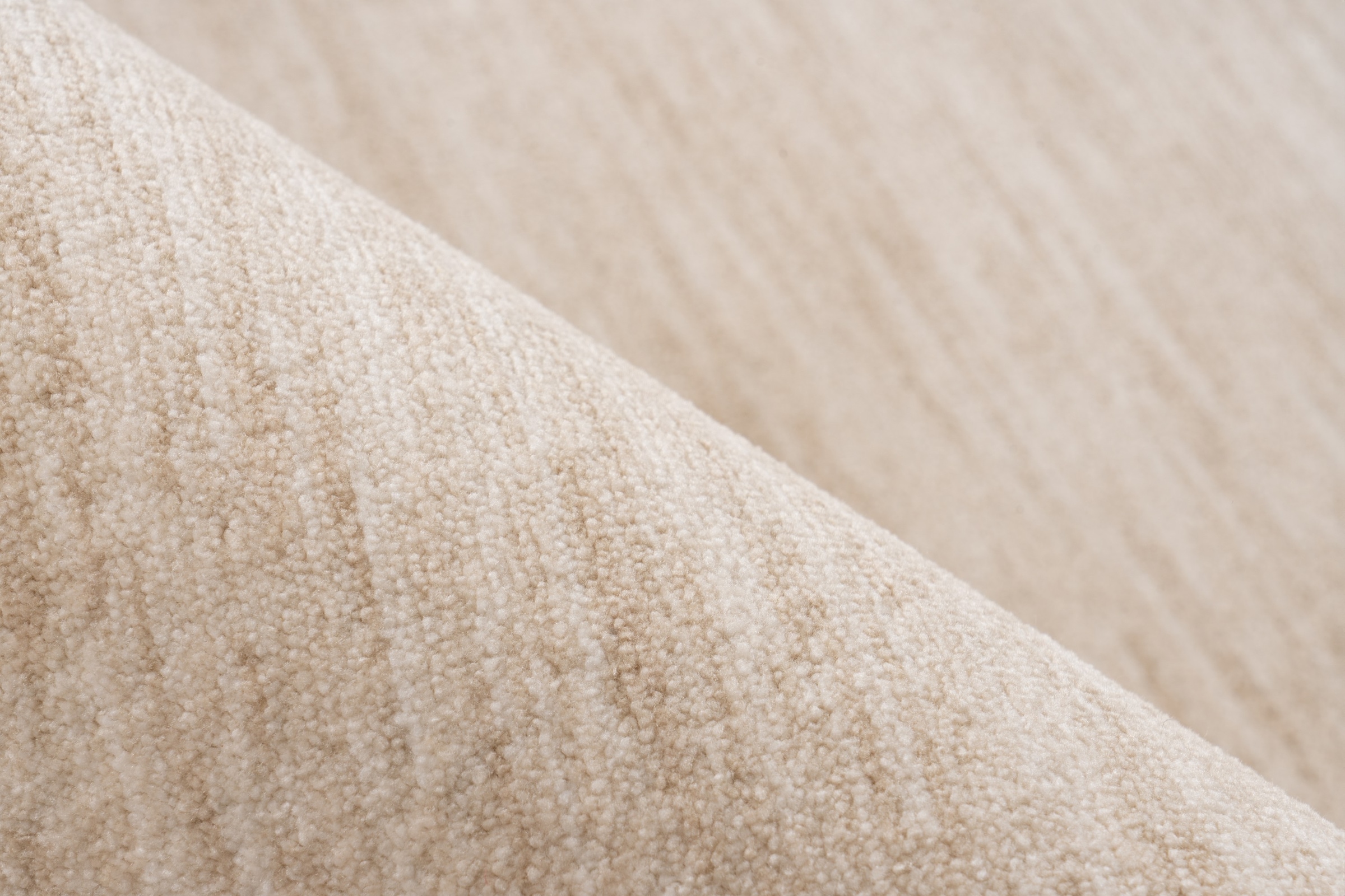 Kayoom Teppich »Melt 725« rechteckig 9 mm Höhe weicher Kurzflor, meliert, mit Fransen, Wohnzimmmer