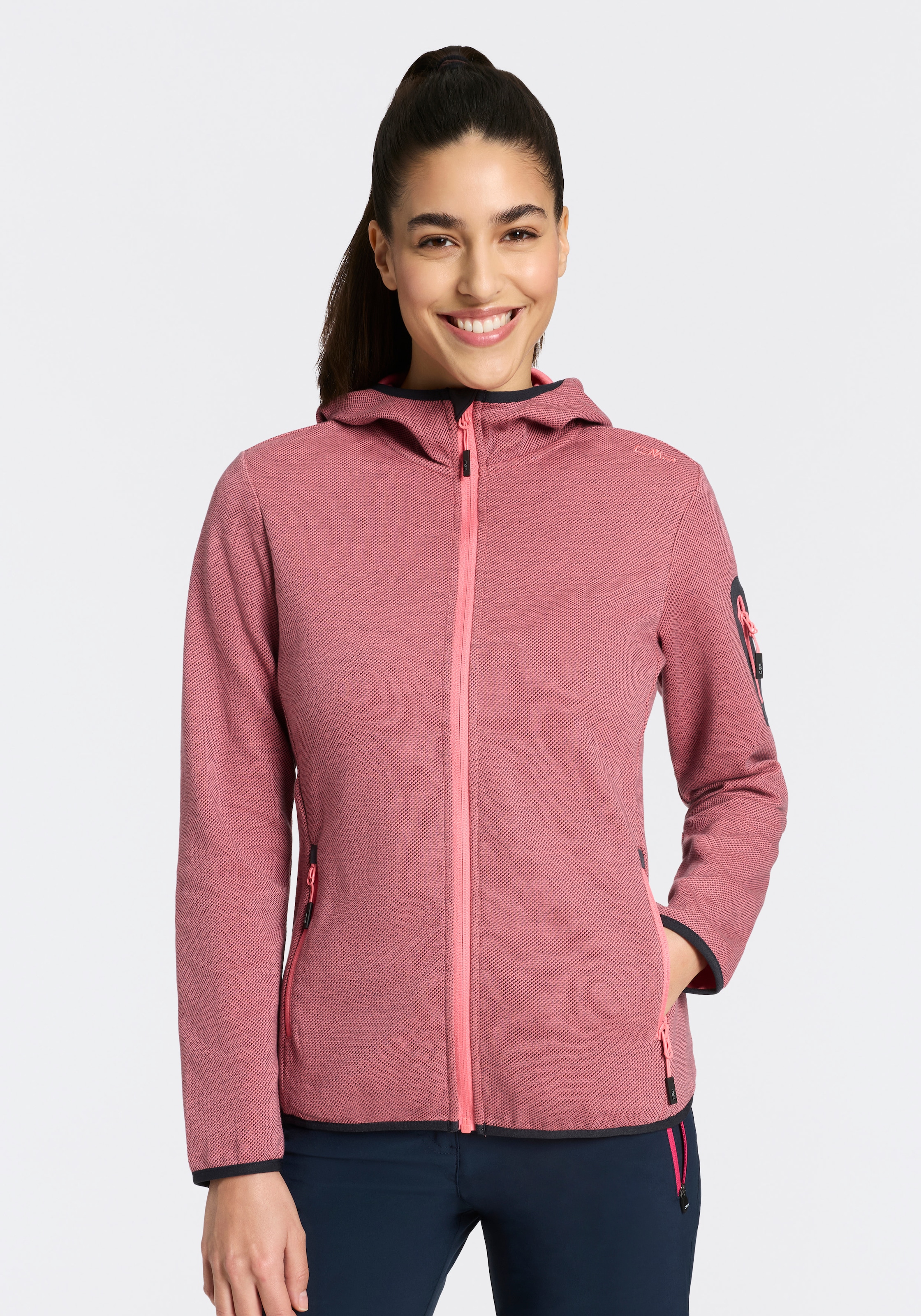 CMP Veste en laine polaire en polyester et coton, disponible en tailles 34 à 50