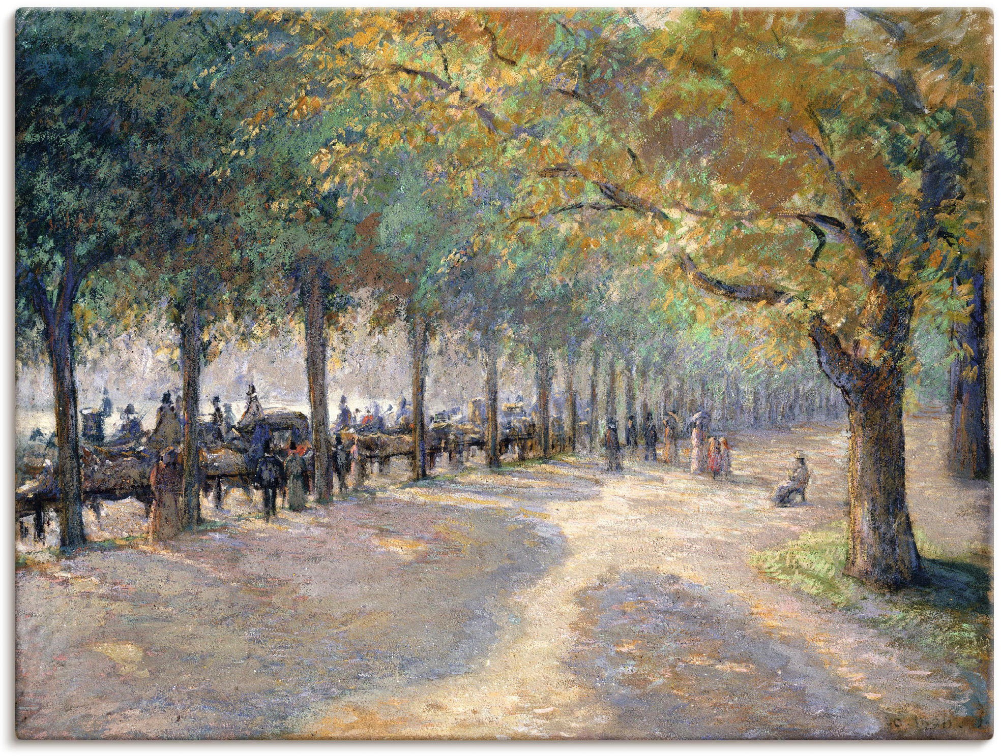 Image of Artland Wandbild »Hyde Park, London. 1890«, Europa, (1 St.), in vielen Grössen & Produktarten -Leinwandbild, Poster, Wandaufkleber / Wandtattoo auch für Badezimmer geeignet bei Ackermann Versand Schweiz