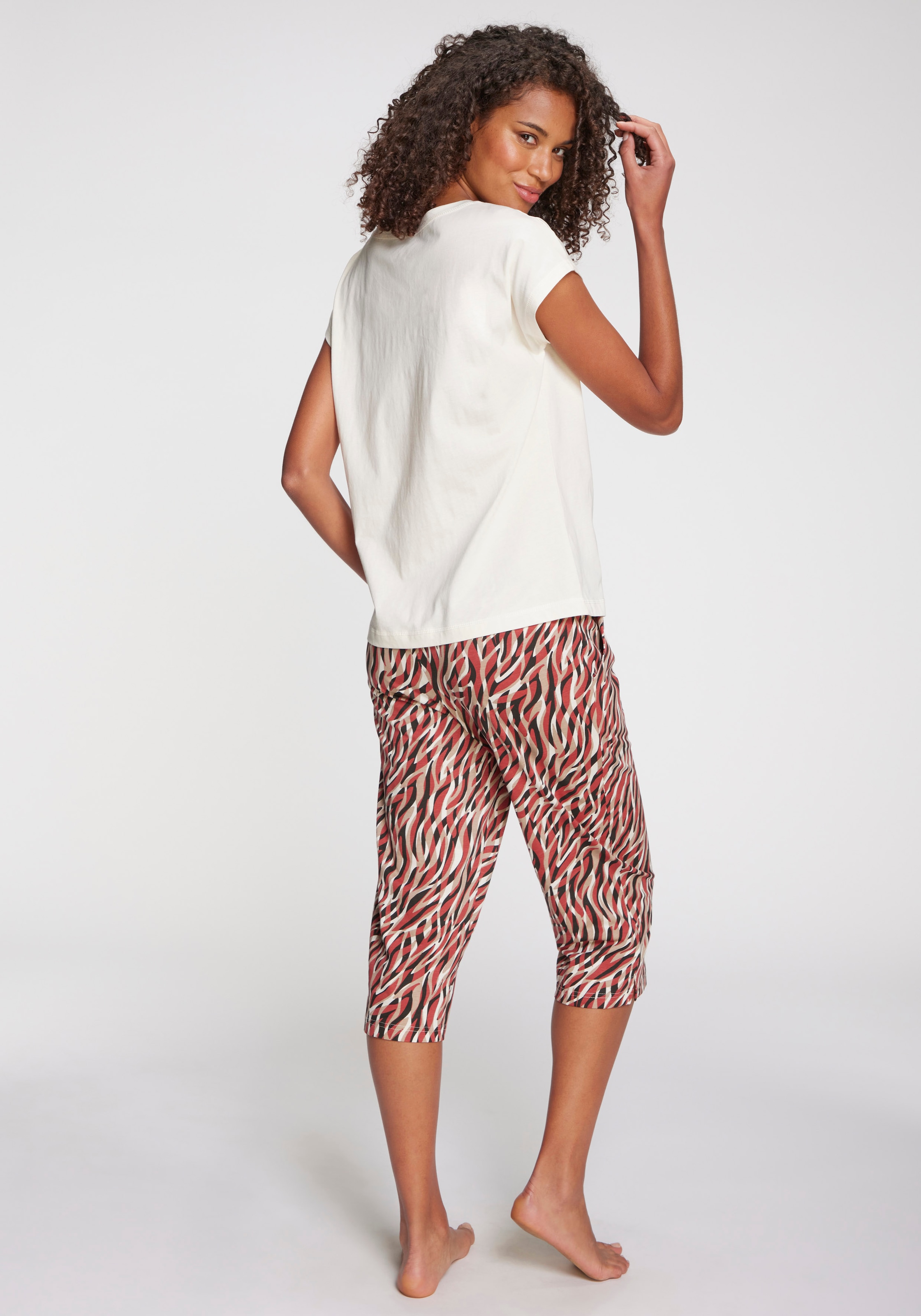 Vivance Dreams Caprihose, mit schönem Muster