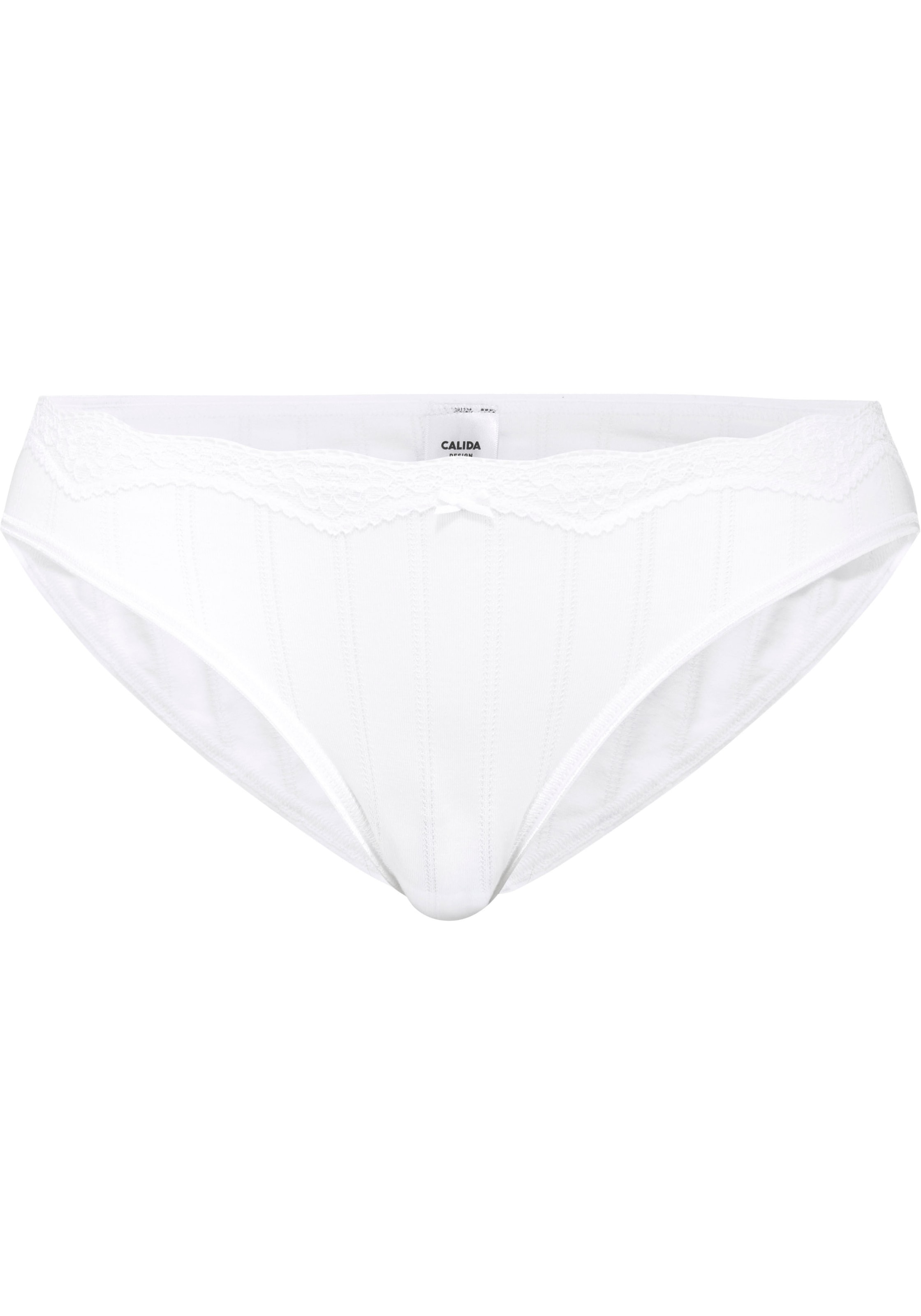 CALIDA Slip »Etude Toujours«, mit floraler Spitze vorne am Bund