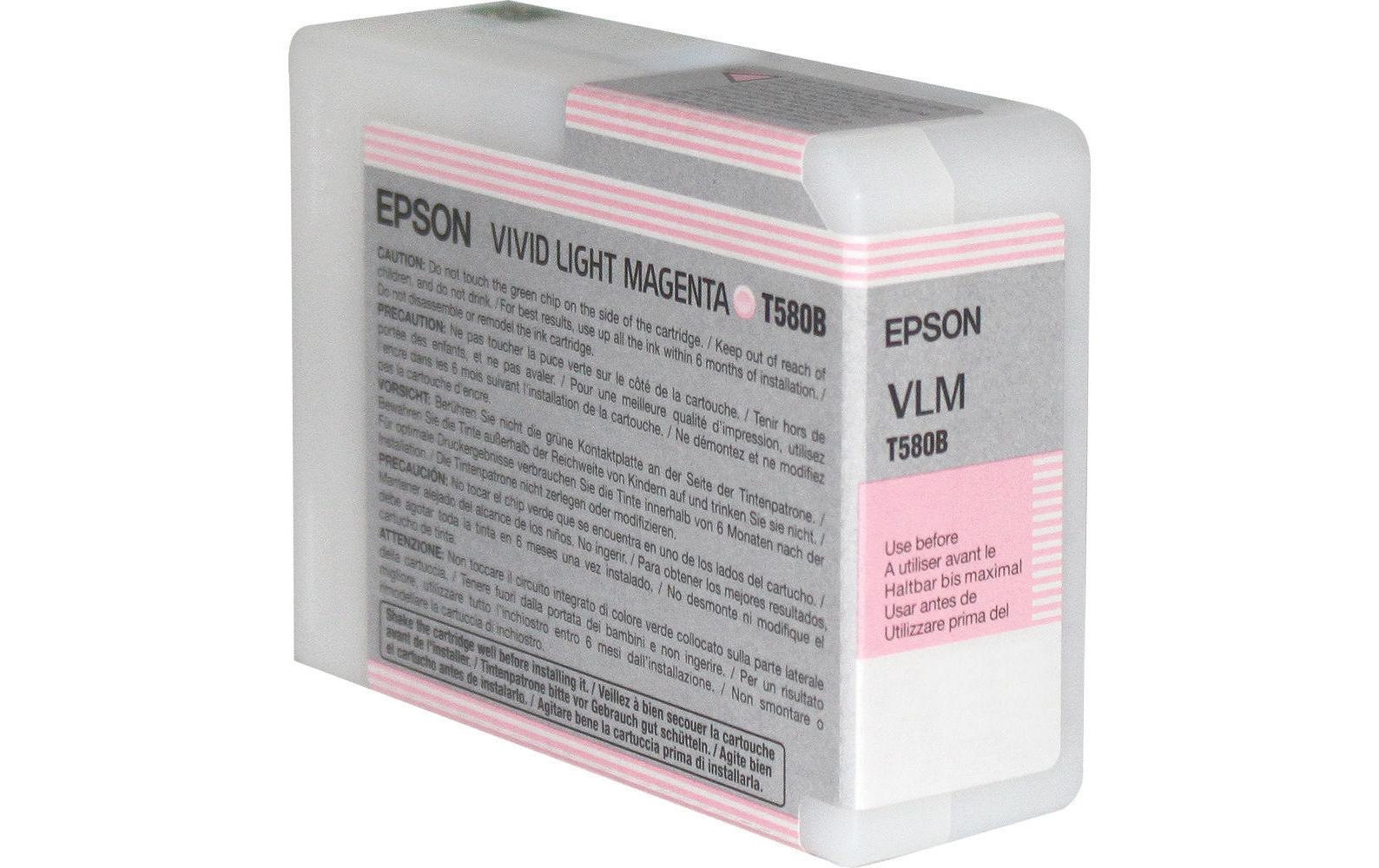 Epson Tintenpatrone »C13T580B00 Light Magenta«