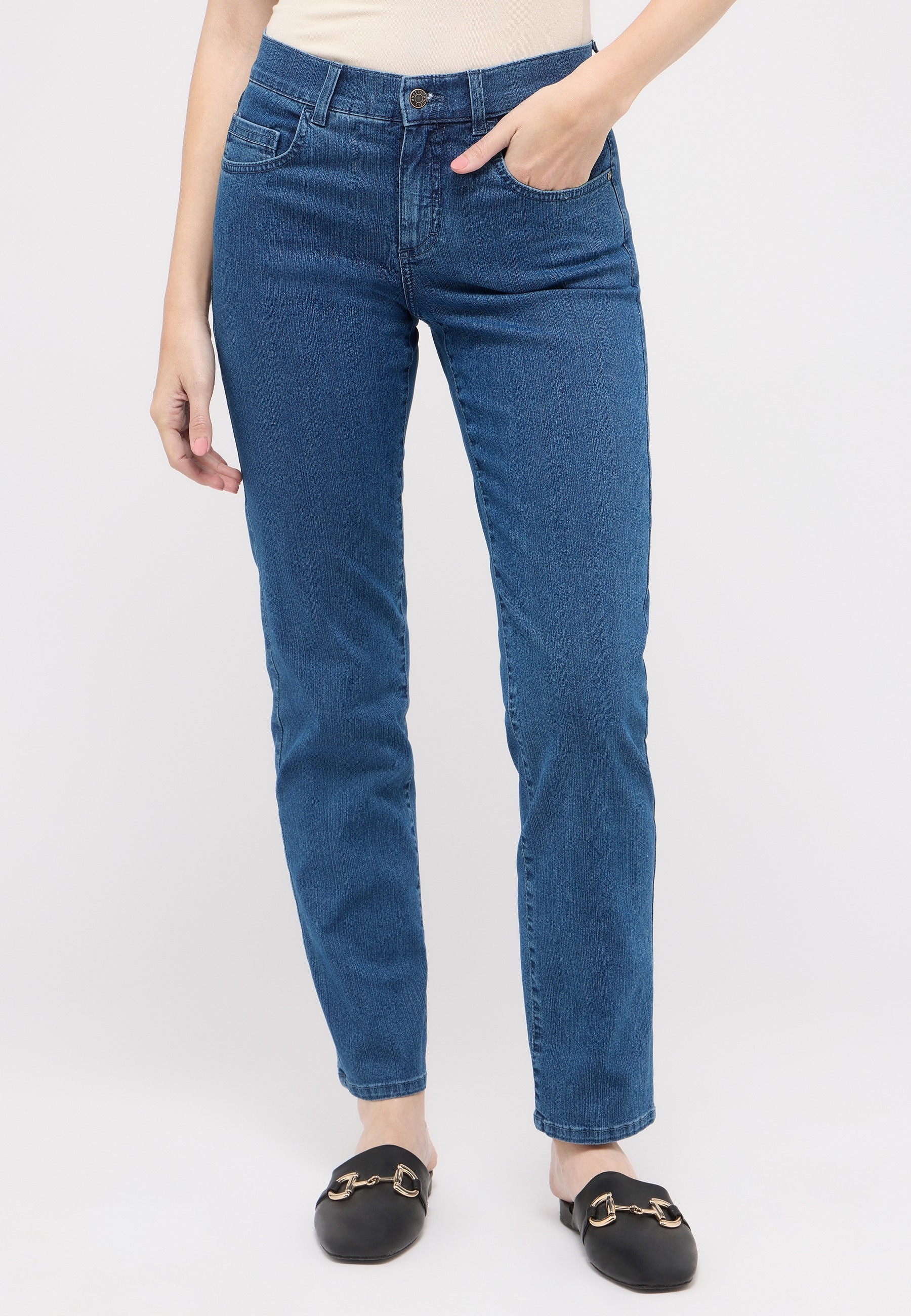 Image of ANGELS Straight-Jeans "DOLLY" mit Stretch