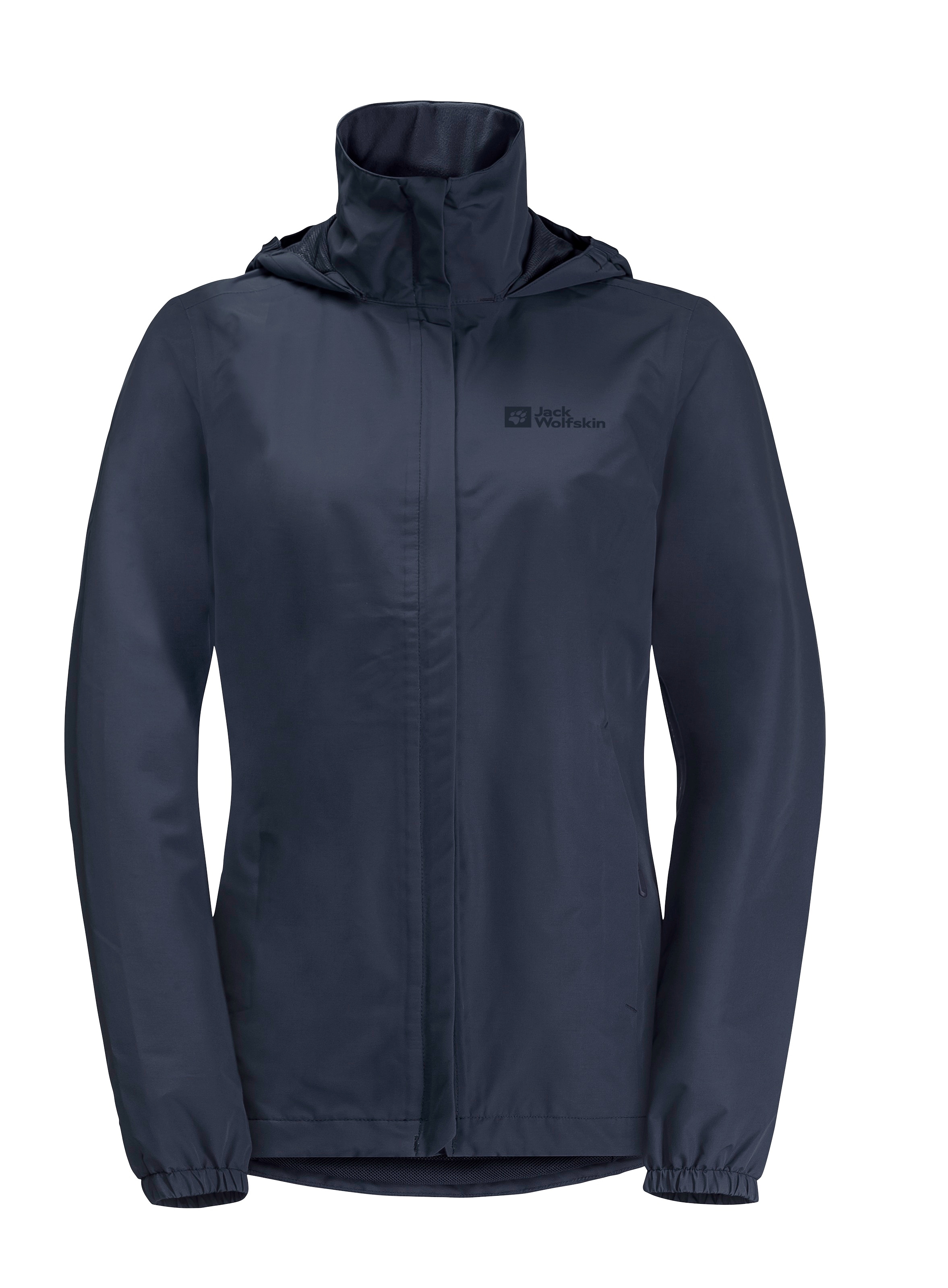Jack Wolfskin Funktionsjacke »STORMY POINT 2L JKT W«, mit Kapuze, mit verstaubarer Kapuze, wasserdicht, atmungsaktiv und winddicht