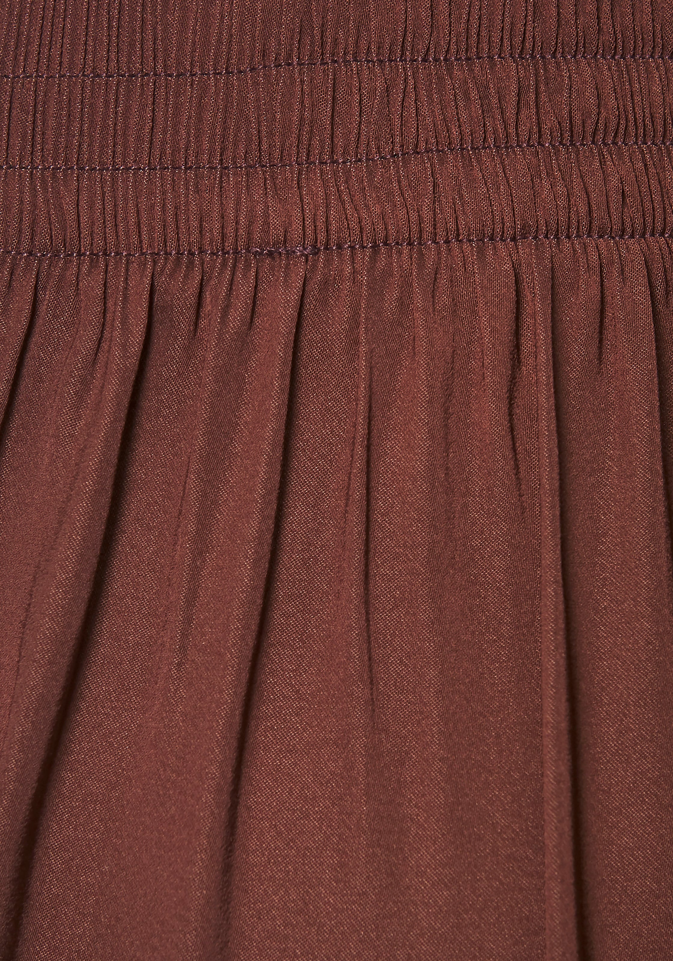LASCANA Pantalon tissé  aus leichter Satinqualität, luftige Sommerhose mit Taschen, elegant
